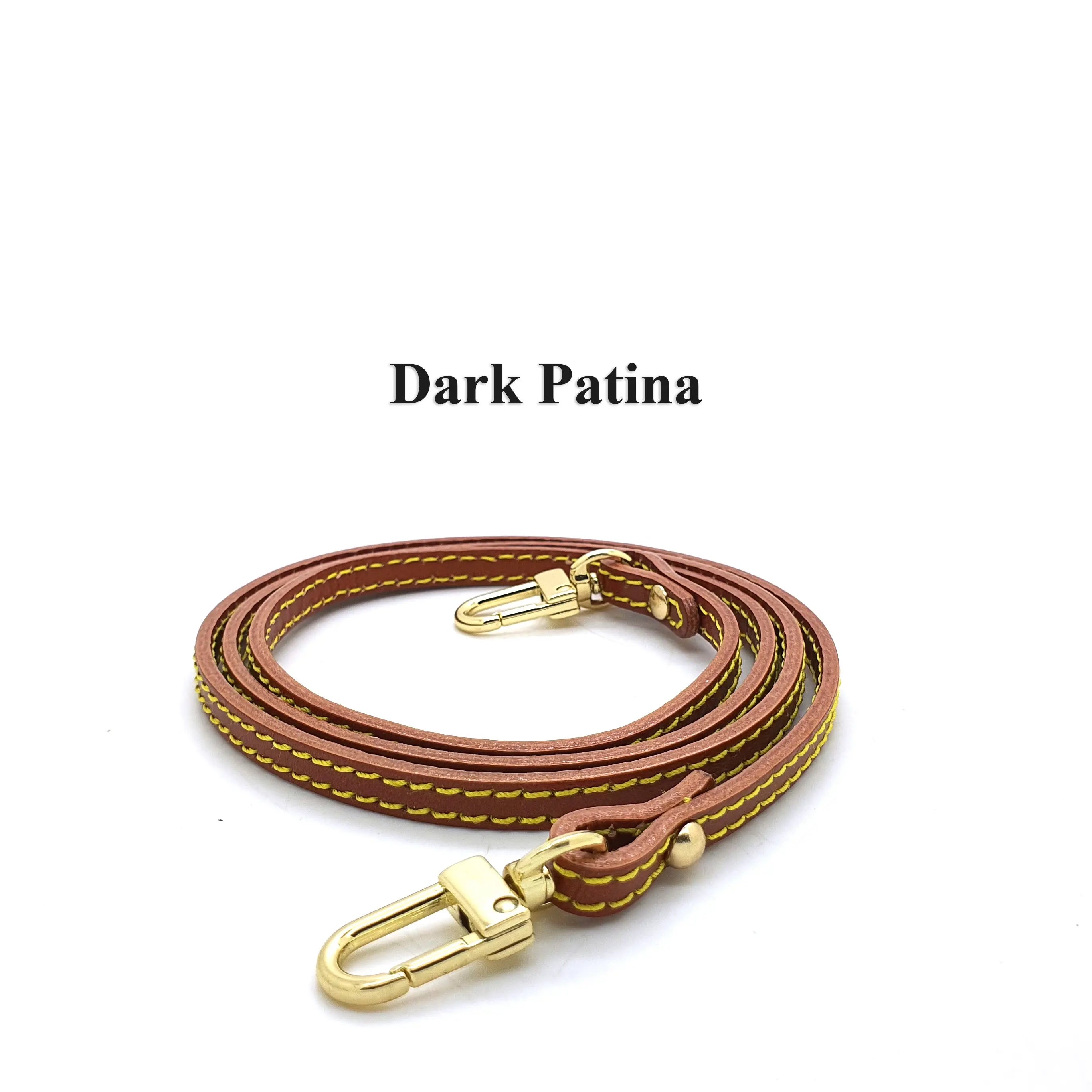 1/4" 7mm genuine leather ultra thin crossbody strap - 7 colors - 6 sizes dressupyourpurse