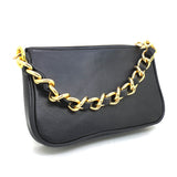 OUTLET Leather and Metal Chunky Chain (2 sizes)