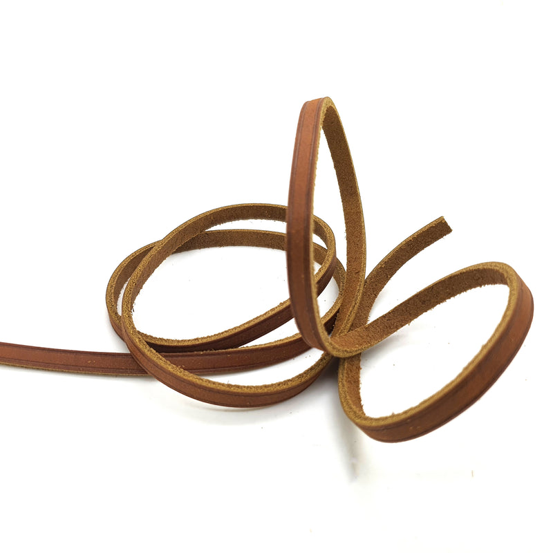 Tanned Cowskin Leather Drawstring Cord 6mm (for Noé, Montsouris...)