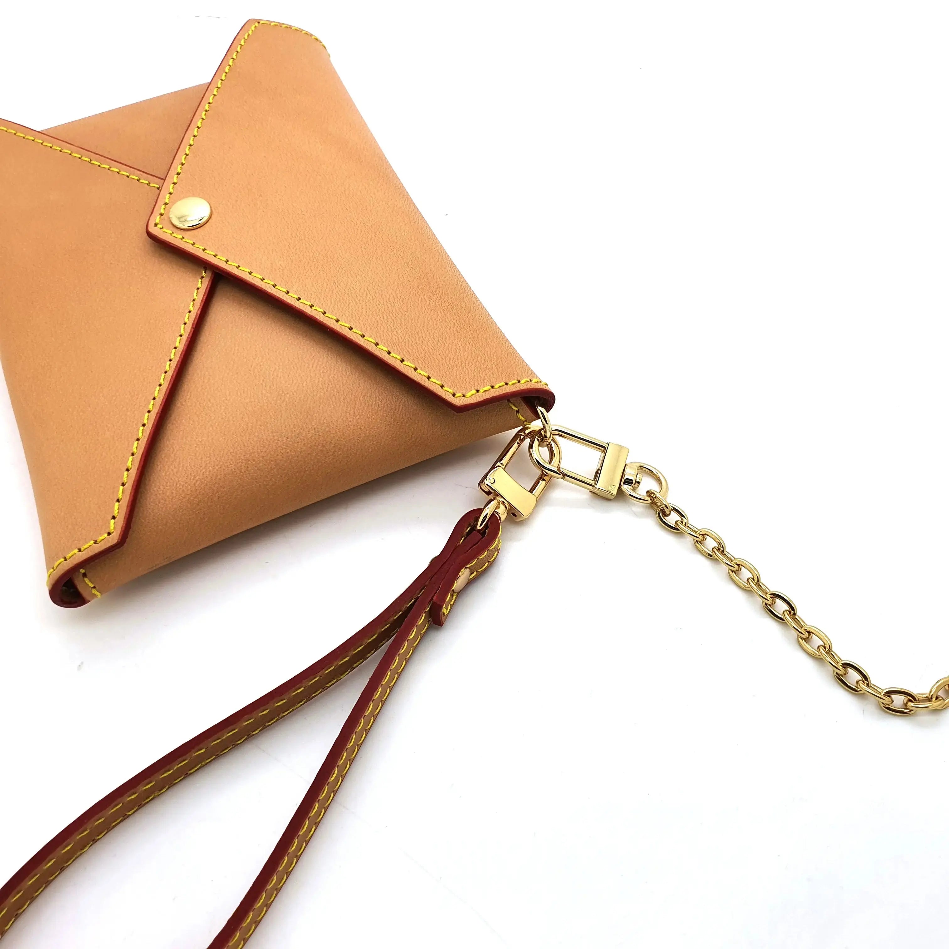 Honey Vachetta Leather - Envelope trio - Clutch Set dressupyourpurse