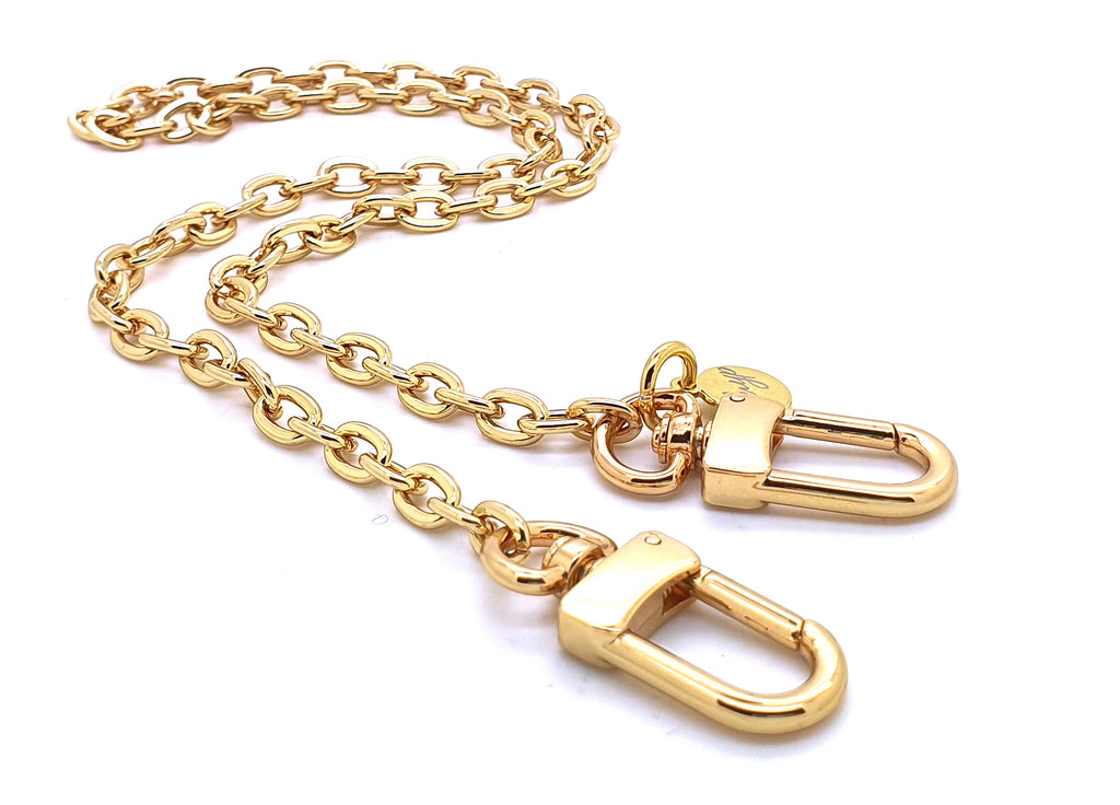 Authentic Louis Vuitton Felicie Chain Strap Gold