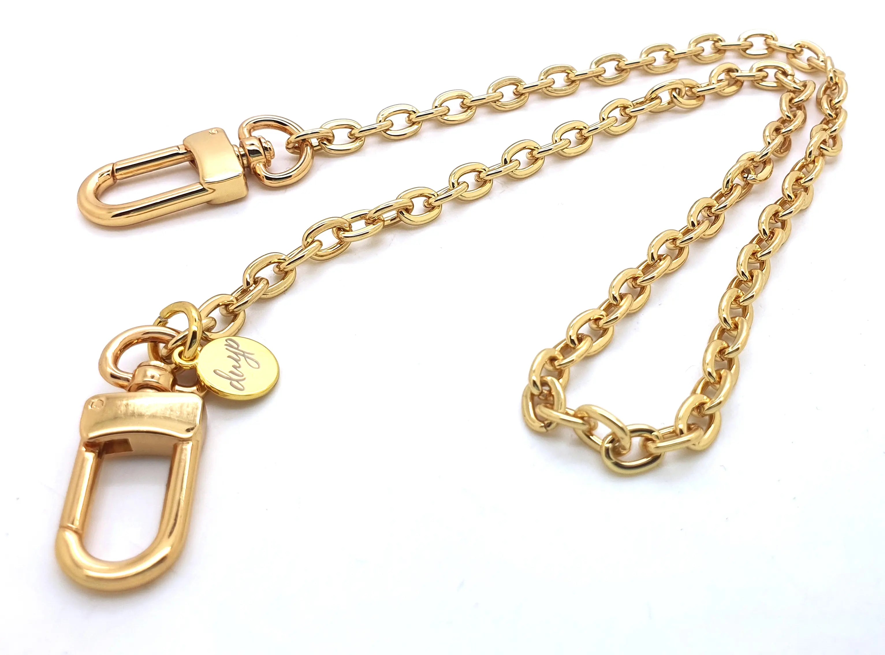 Gold Metal Shoulder strap chain - 50cm dressupyourpurse