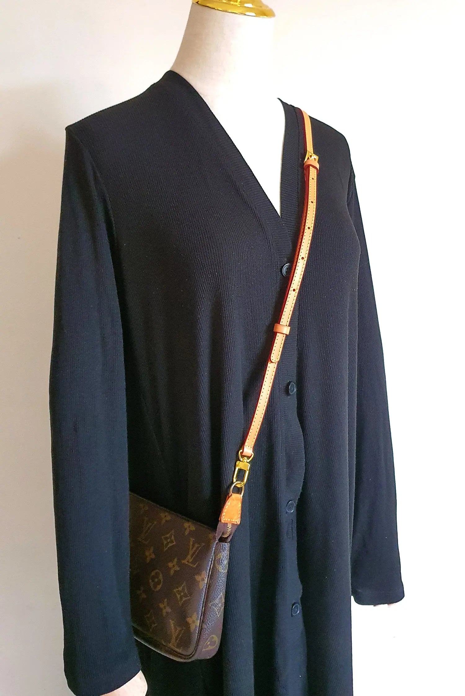 3/8" - 10mm Adjustable Leather Strap - 6 colors - 2 sizes dressupyourpurse