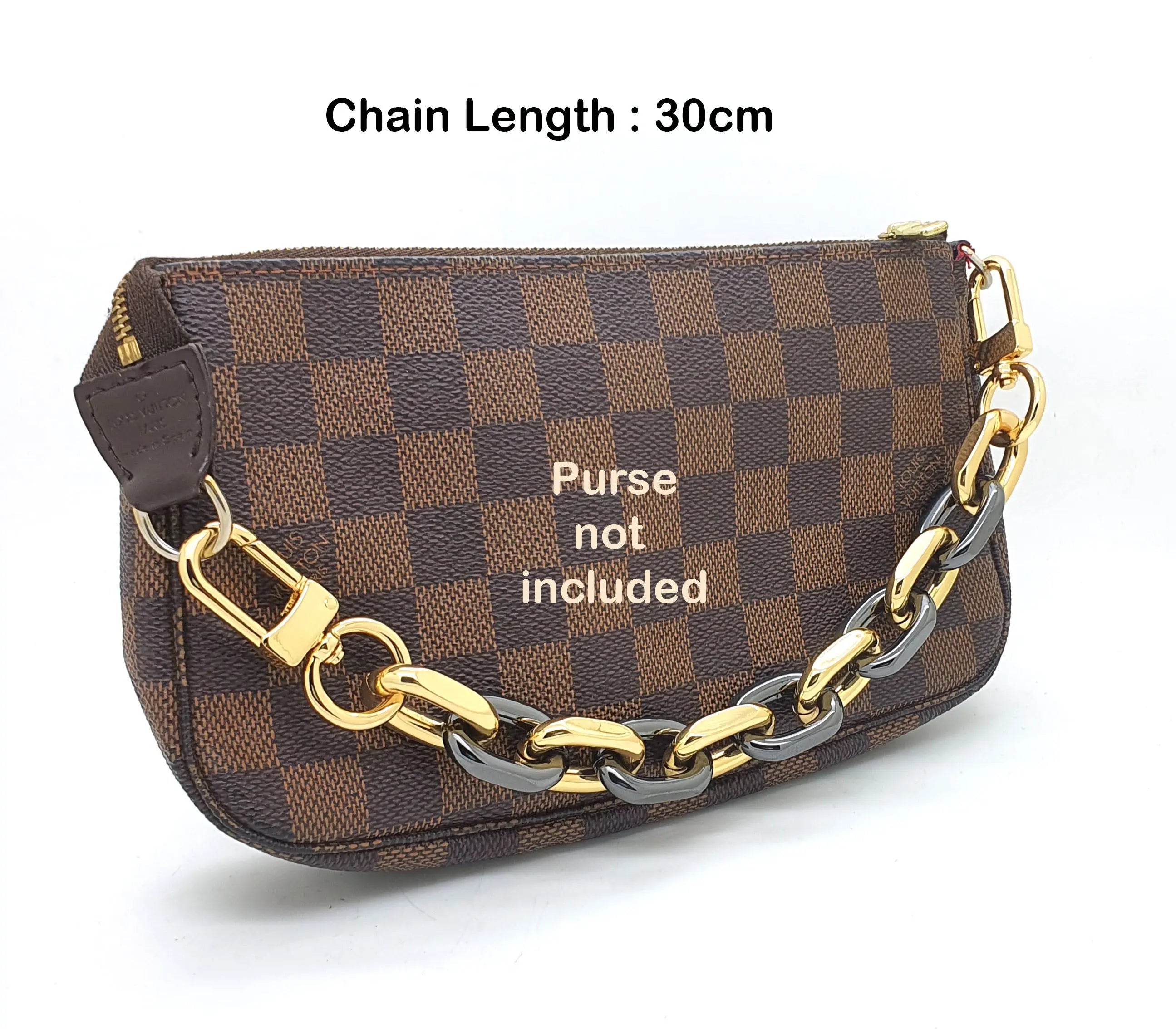 Bicolore Chunky Large Decorative Chain (2 Lengths) dressupyourpurse