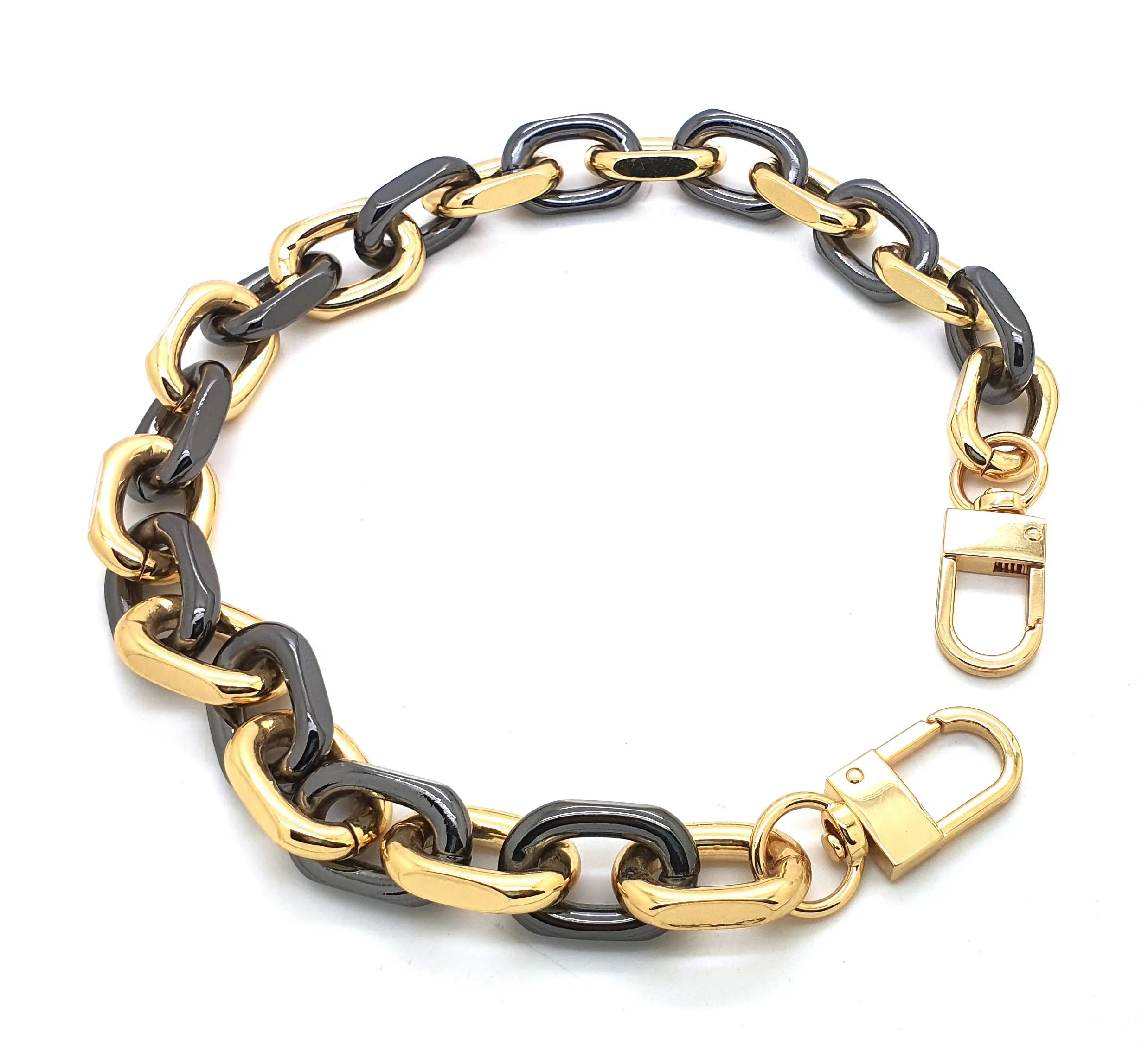 Bicolore Chunky Large Decorative Chain (2 Lengths) dressupyourpurse