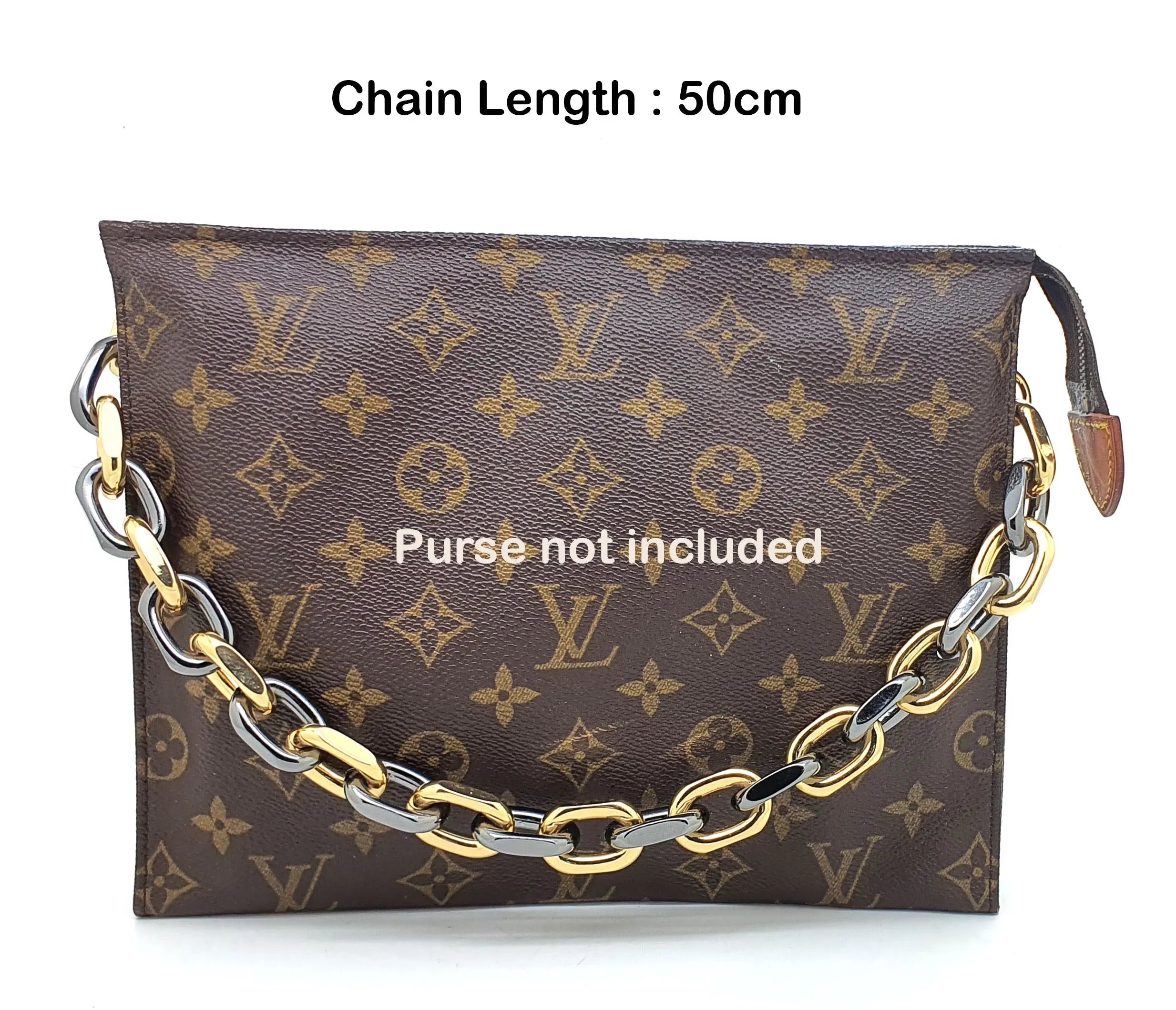 Bicolore Chunky Large Decorative Chain (2 Lengths) dressupyourpurse