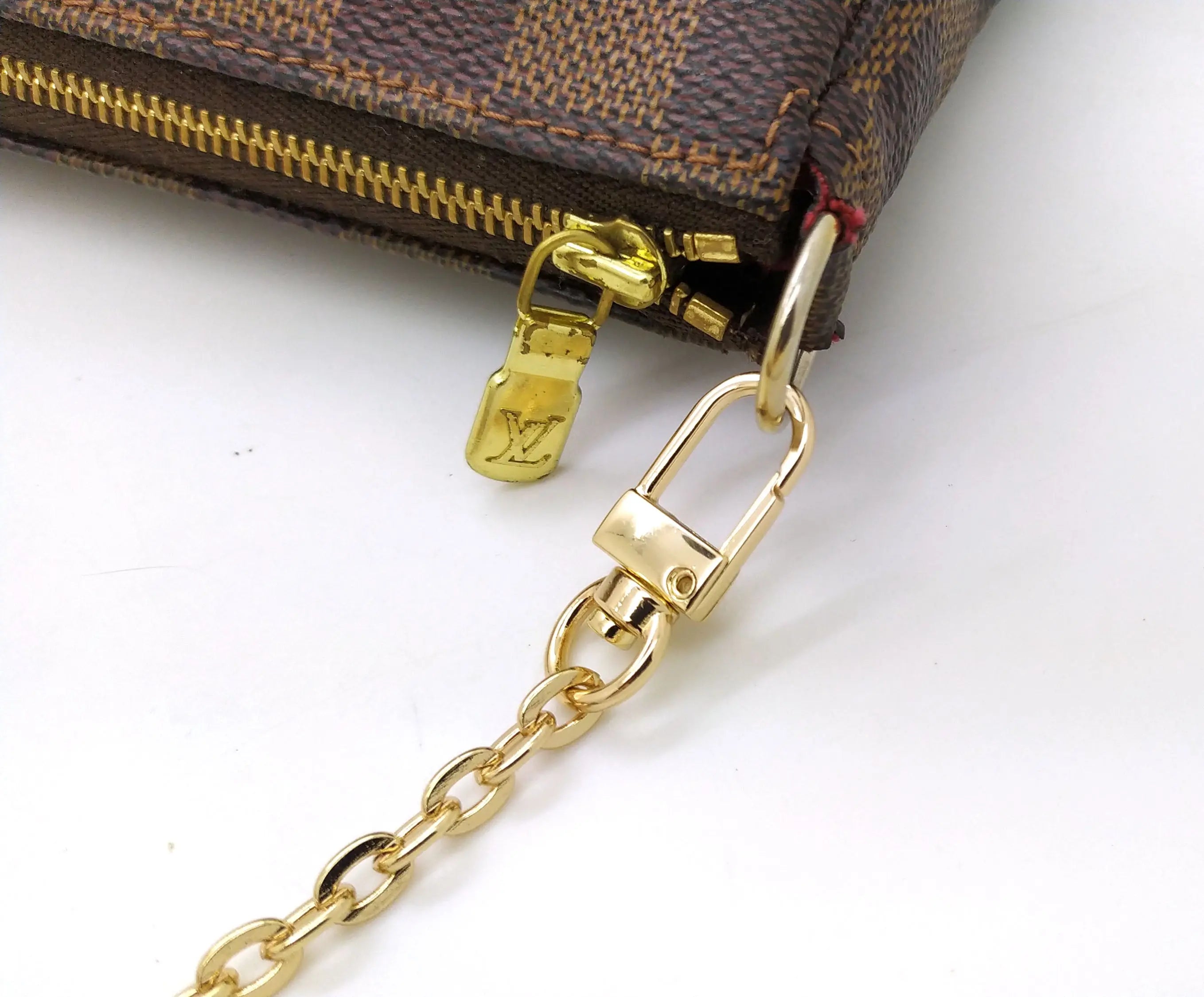 Gold Metal Crossbody Oval Chain from 90 to 140 cm dressupyourpurse