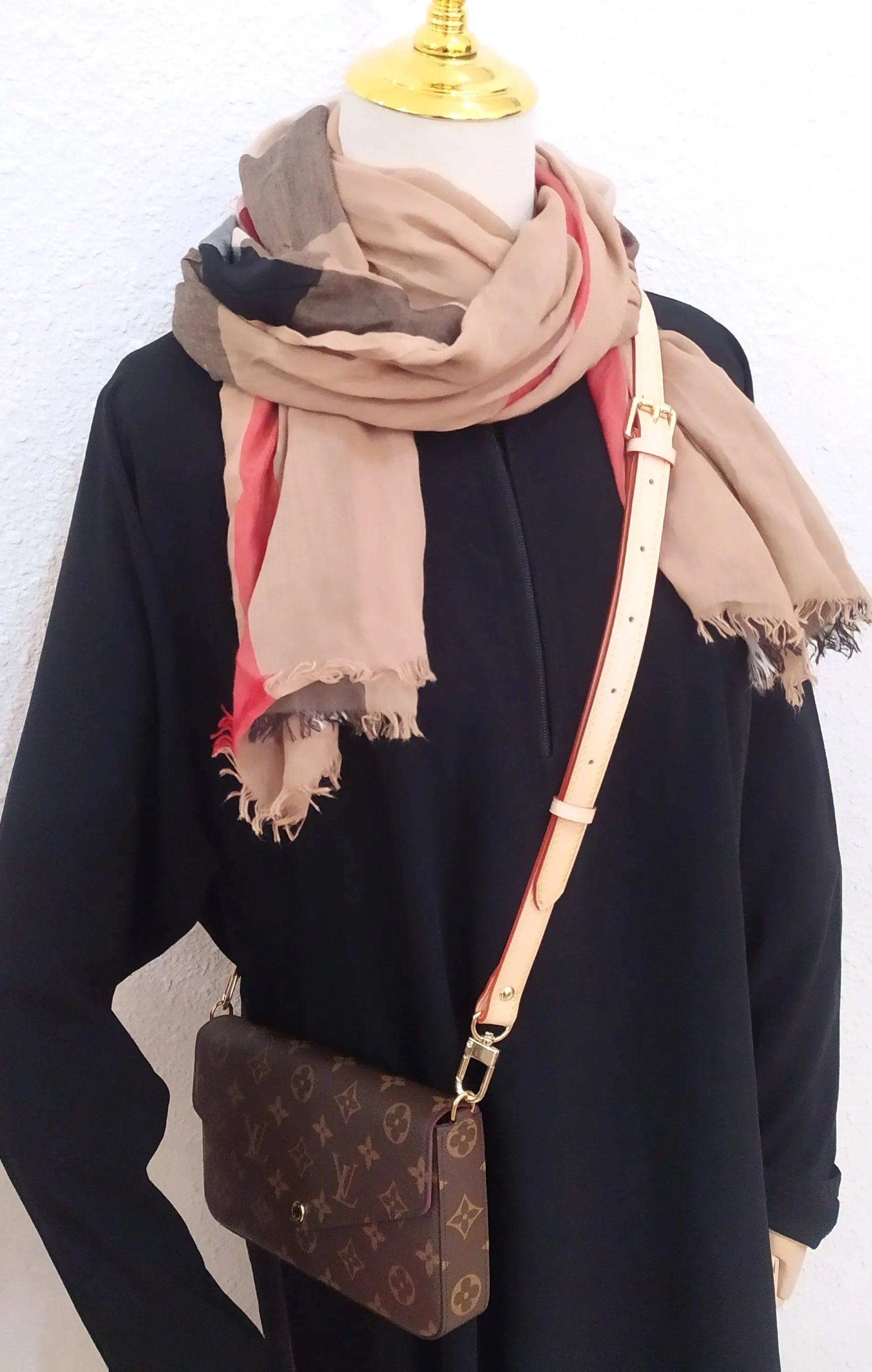 18mm - 3/4 Leather Adjustable Strap - 2 sizes - 6 colors dressupyourpurse