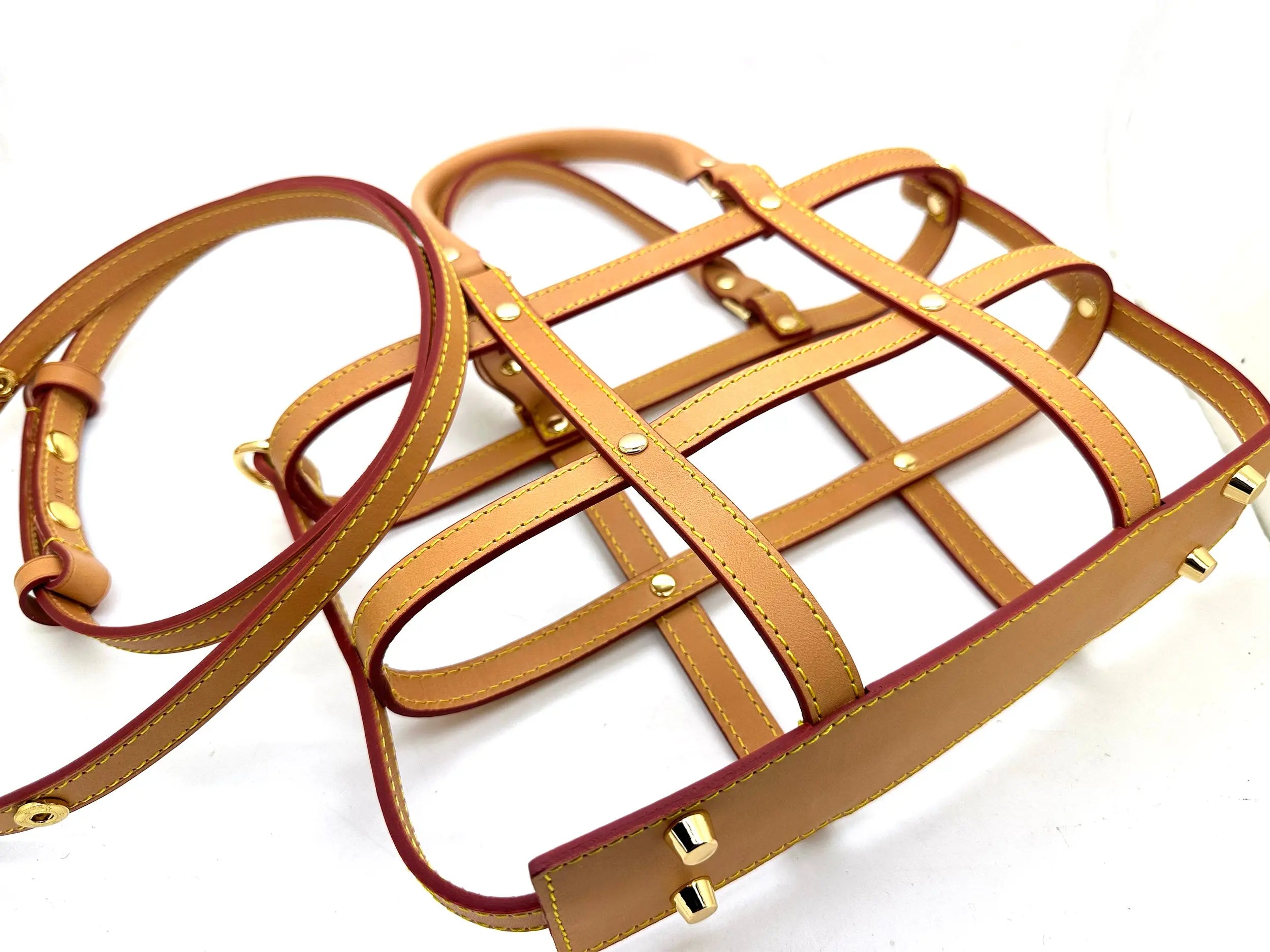 Honey Vachetta Leather - Encasement for Toiletry 26 dressupyourpurse