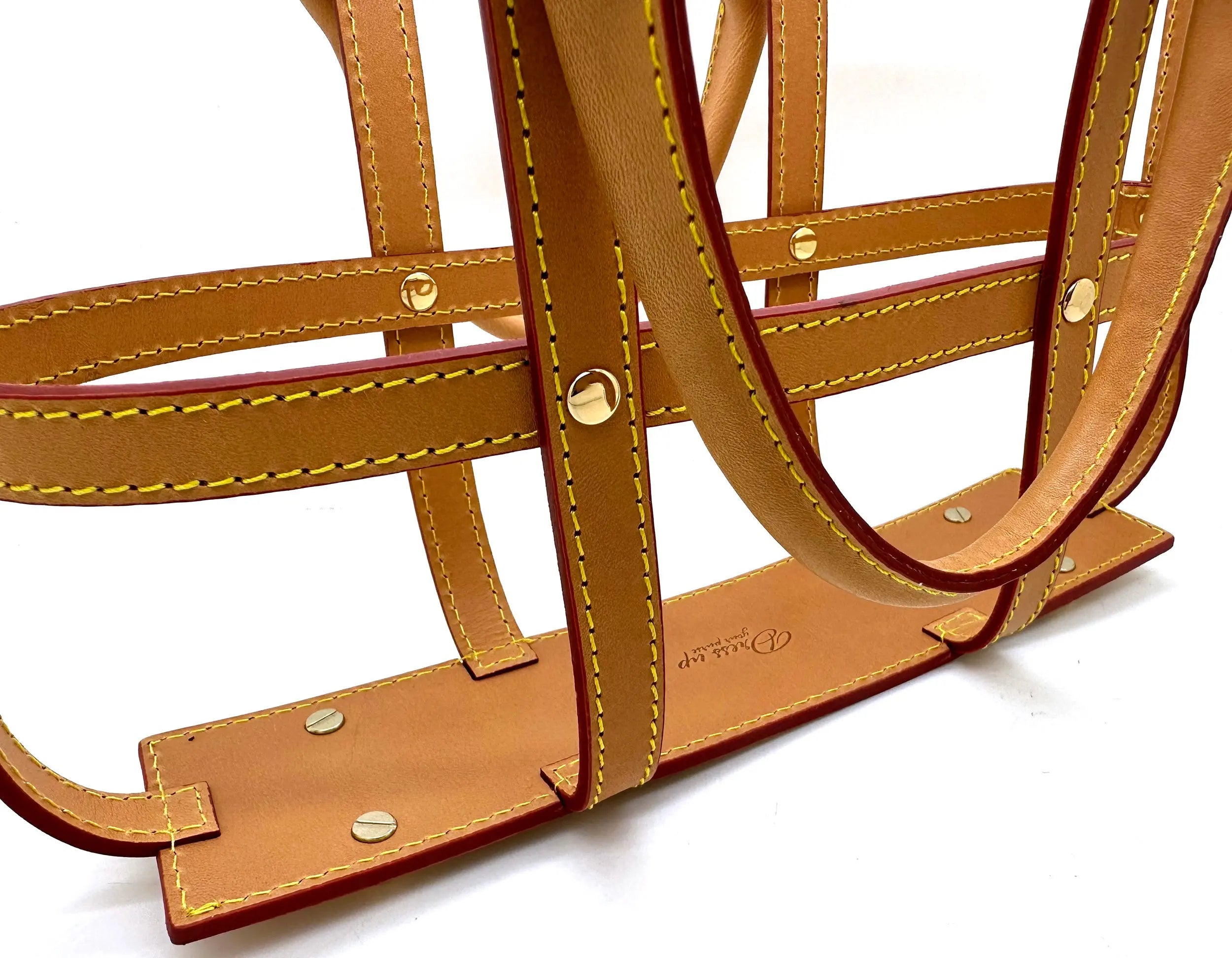 Honey Vachetta Leather - Encasement for Toiletry 26 dressupyourpurse