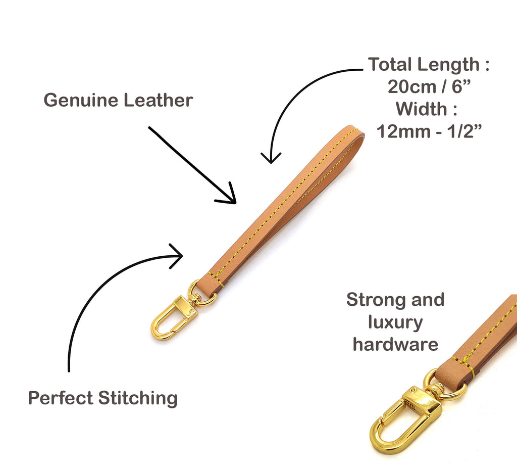 Genuine leather wristlet Strap – dressupyourpurse