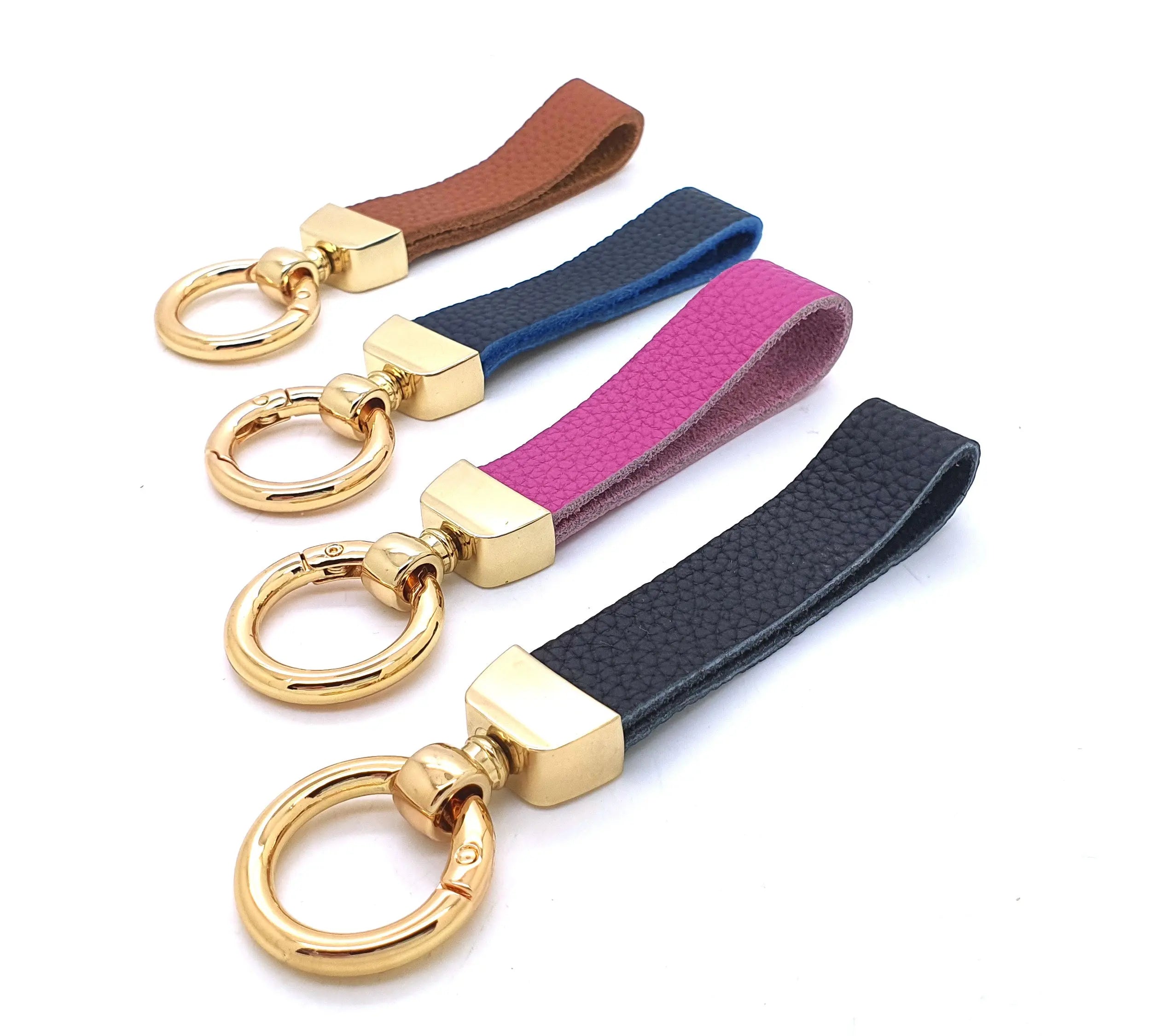Leather KeyFob Keyring Handle dressupyourpurse
