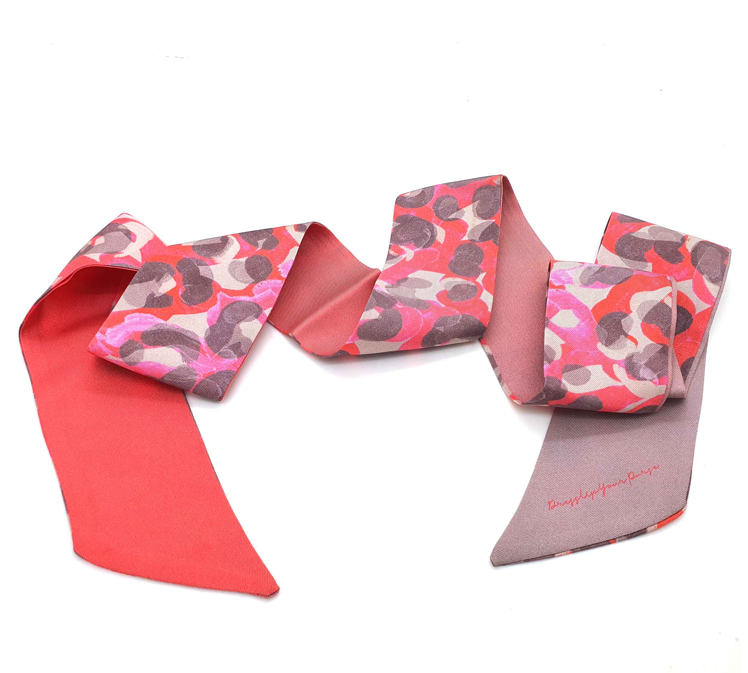 OUTLET Le Bandeau - Bag Scarf - 100% Silk - Wild Elegance dressupyourpurse