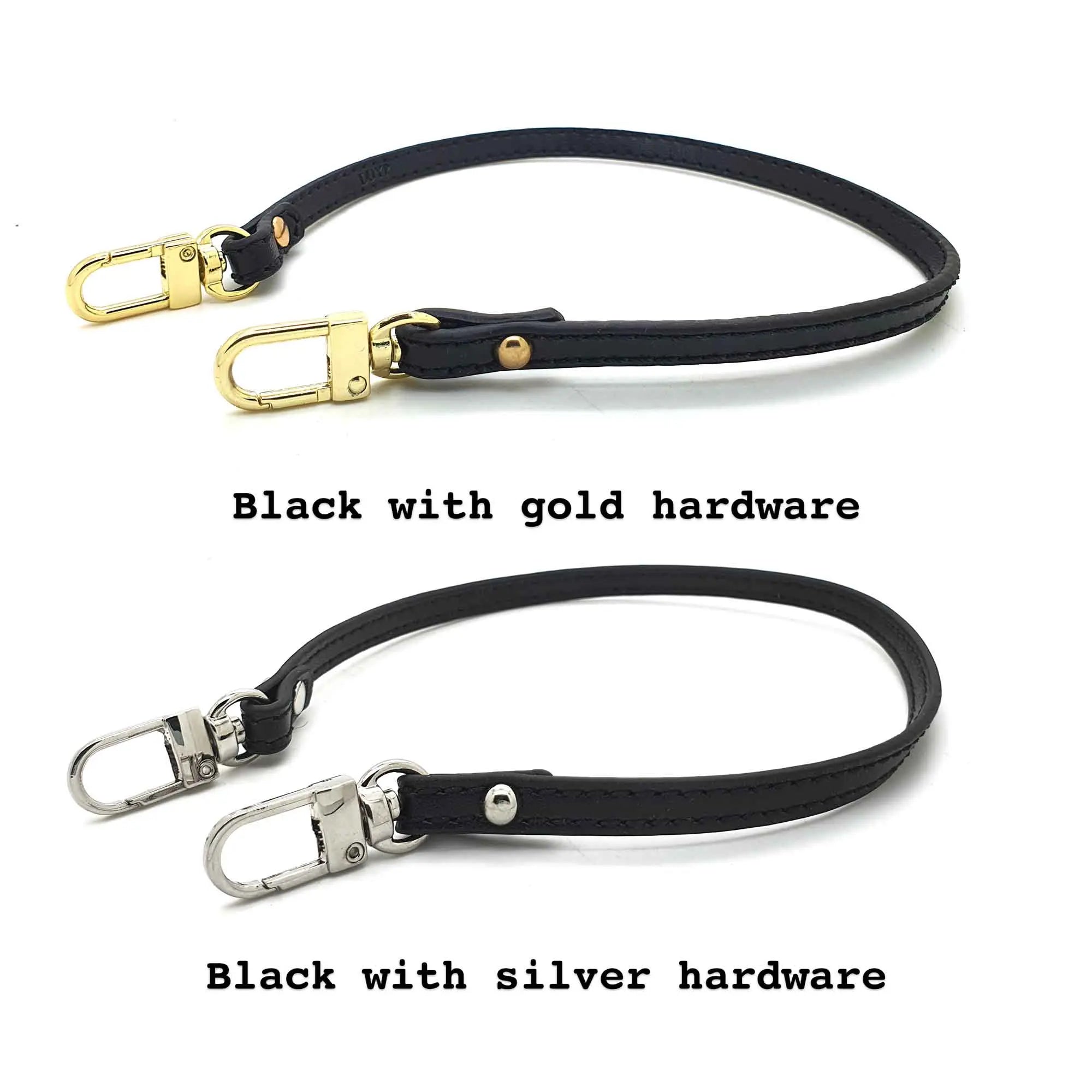 Ultra Thin 40cm Leather Short Strap replacement for Pochette Accessoires dressupyourpurse