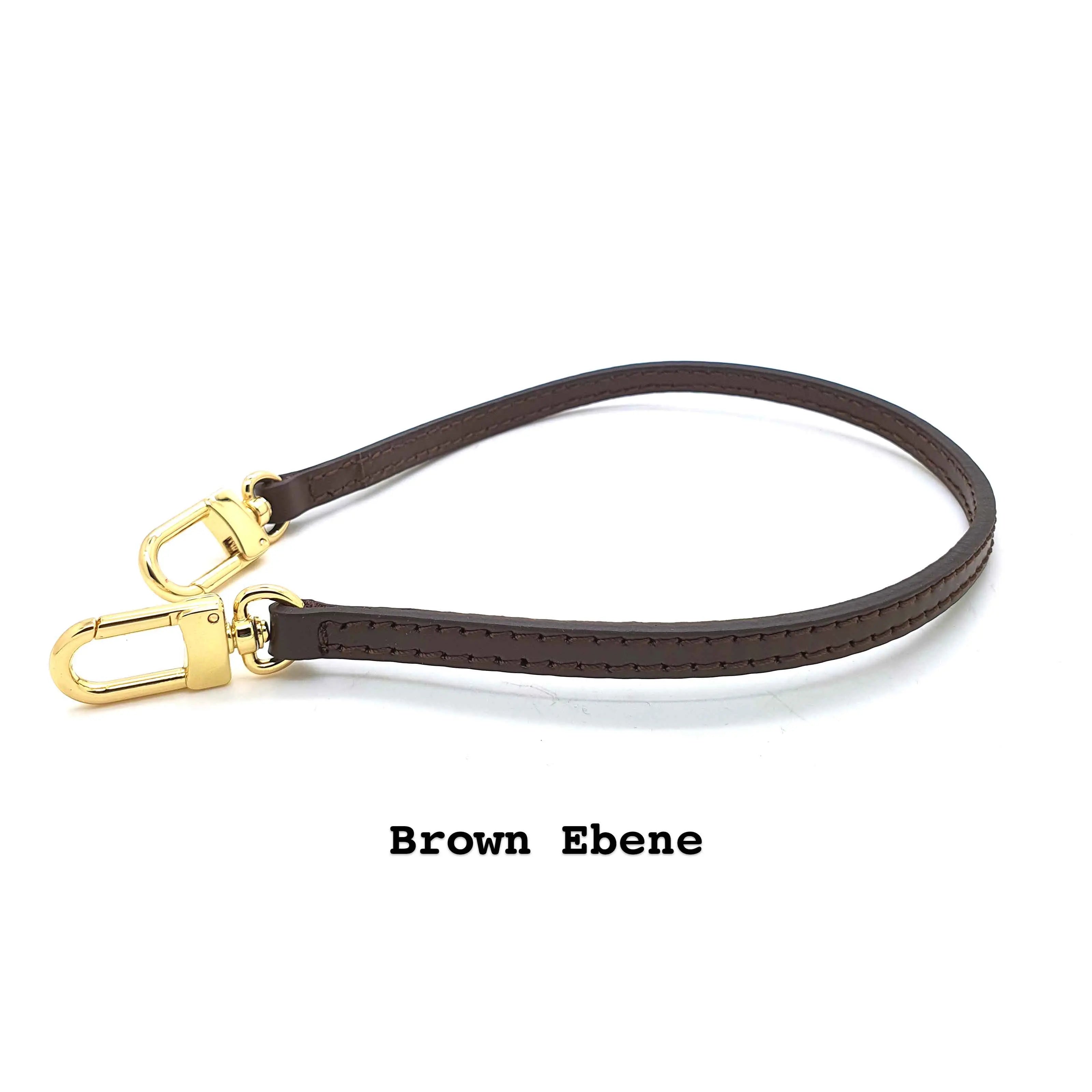 Ultra Thin 40cm Leather Short Strap replacement for Pochette Accessoires dressupyourpurse