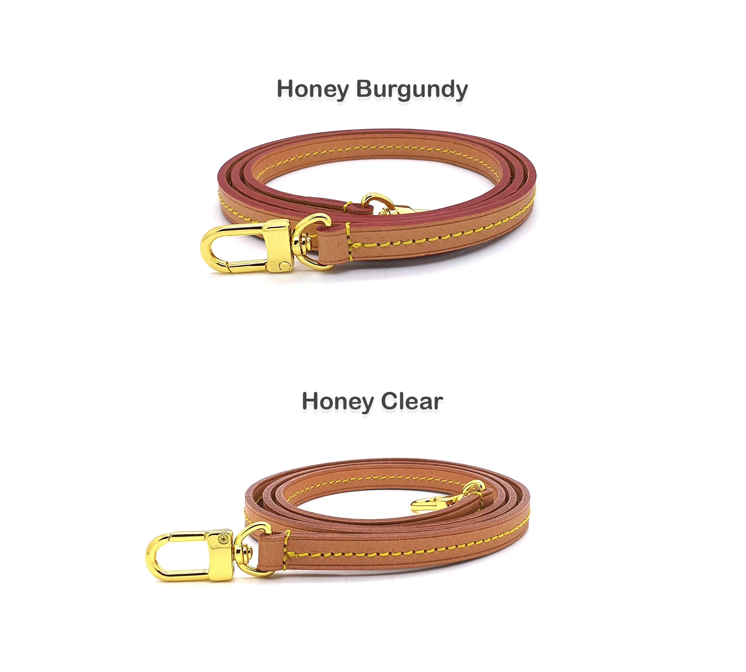 3/8 - 10mm - Leather Crossbody Strap - Middle Stitching - 6 sizes - 6 colors dressupyourpurse