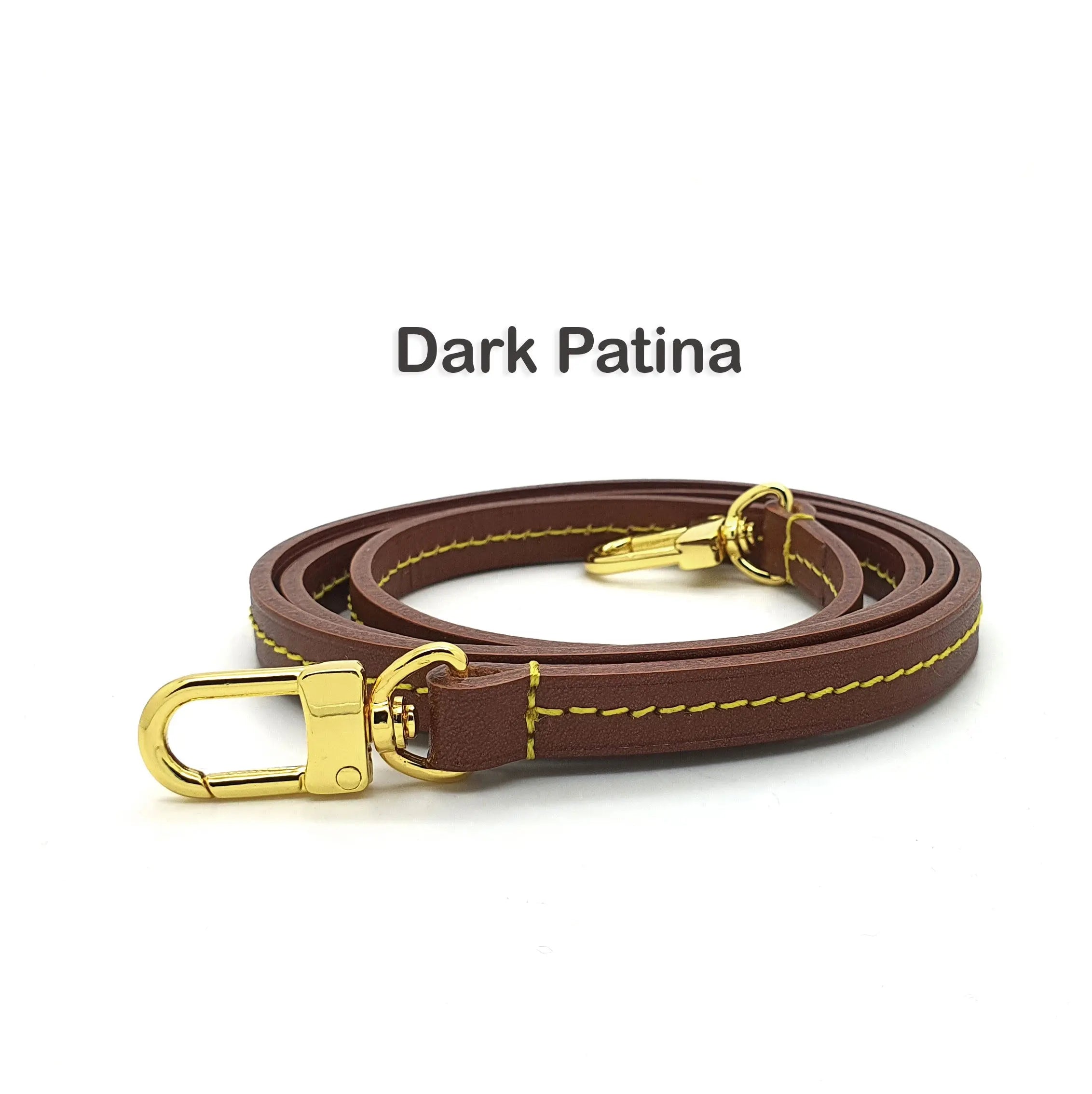 3/8 - 10mm - Leather Crossbody Strap - Middle Stitching - 6 sizes - 6 colors dressupyourpurse