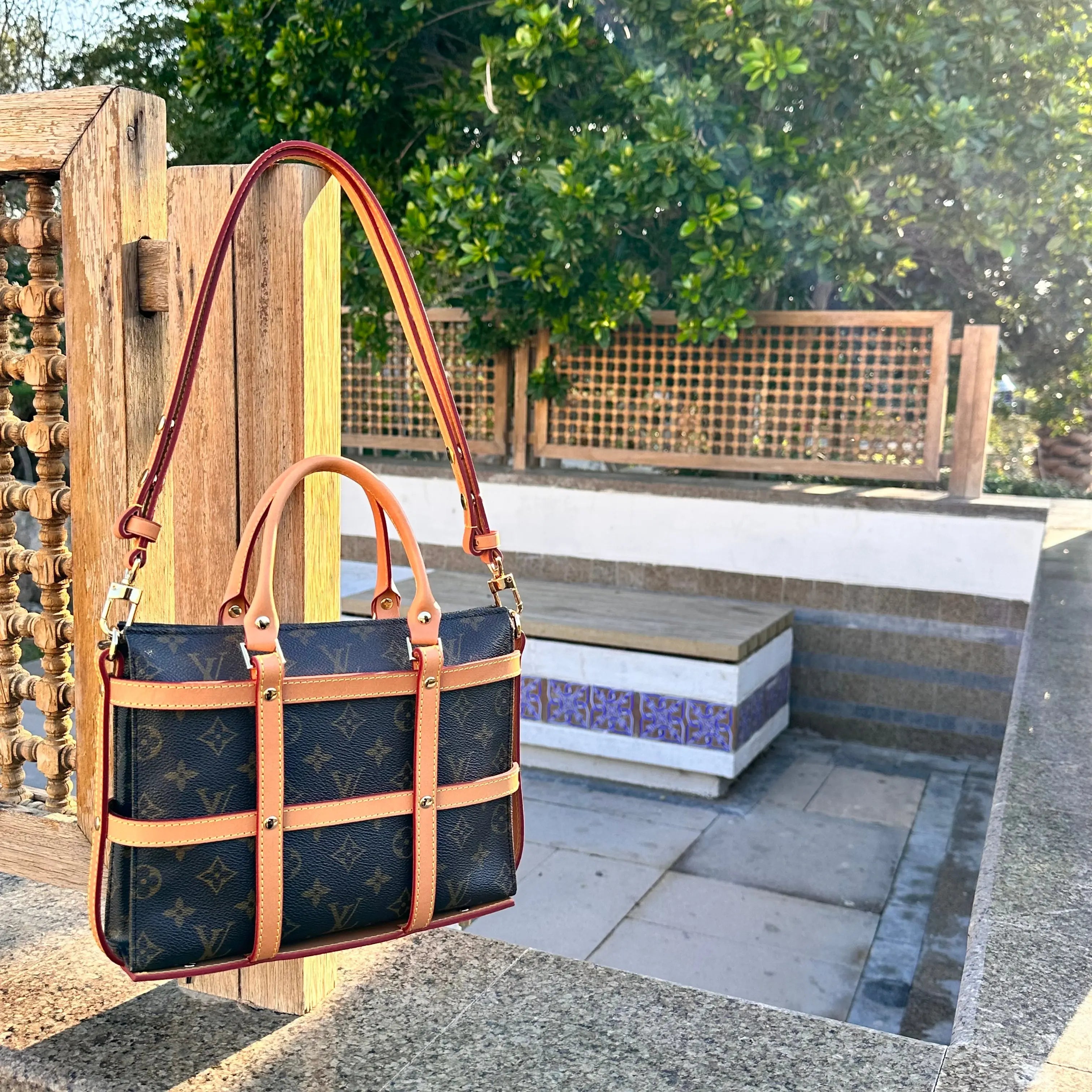 Black cowhide Leather - Encasement for Toiletry 26 dressupyourpurse