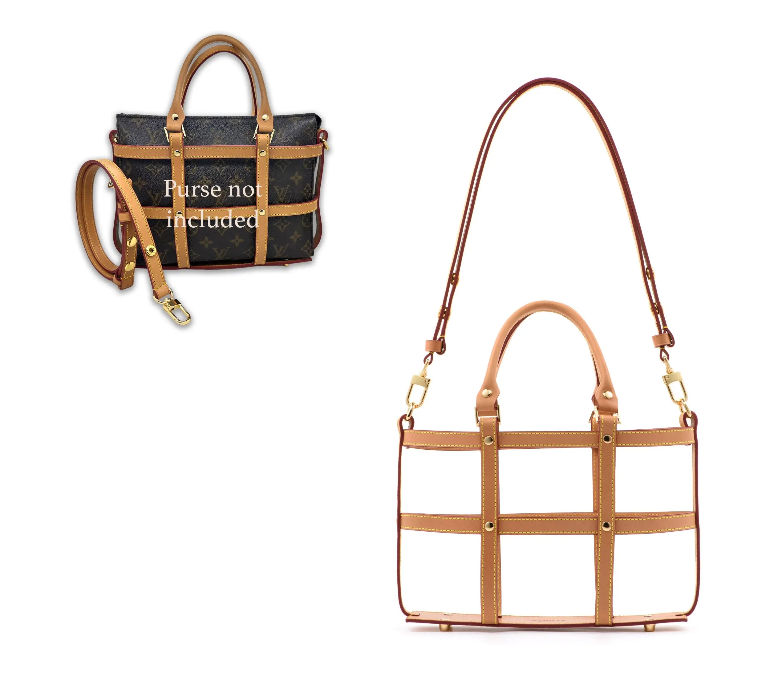 Honey Vachetta Leather - Encasement for Toiletry 26 dressupyourpurse