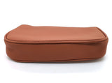 HCC X DUYP - Medium pochette - Camel Brown Grained Leather