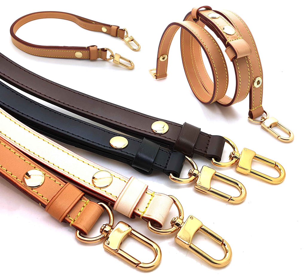 One Clip Shoulder / Crossbody Strap for Pochette Accessoires and More - 3 Colors Honey Burgundy / 120cm / 47 (Medium Size)
