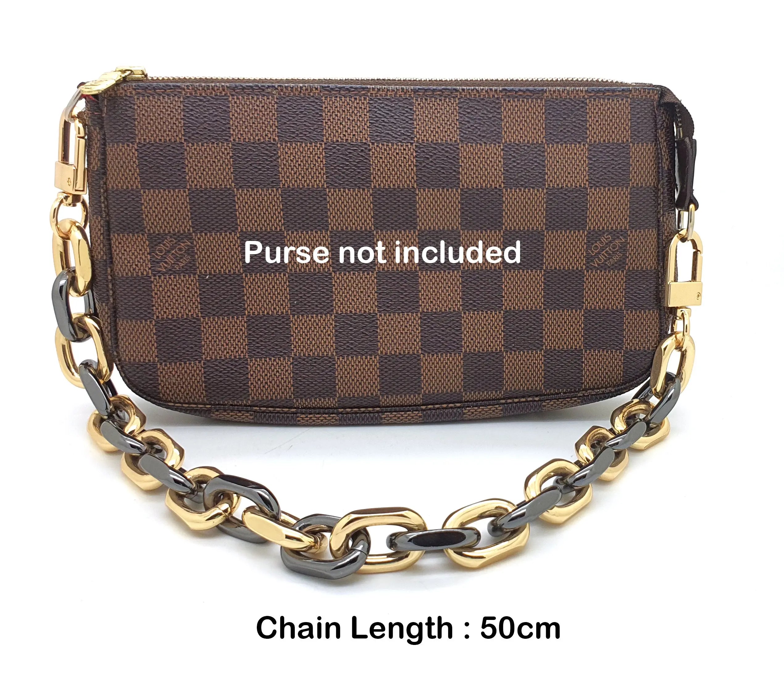 Bicolore Chunky Large Decorative Chain (2 Lengths) dressupyourpurse