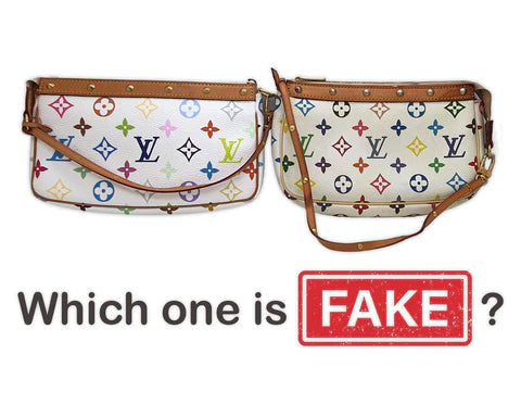 How to Spot a fake Louis Vuitton Multicolore Pochette Accessoires