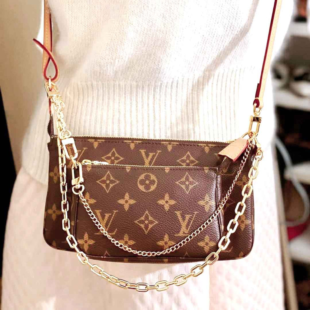 Louis Vuitton Felicie Pochette  Comparing to Pochette Accessoire and How  to Wear! 