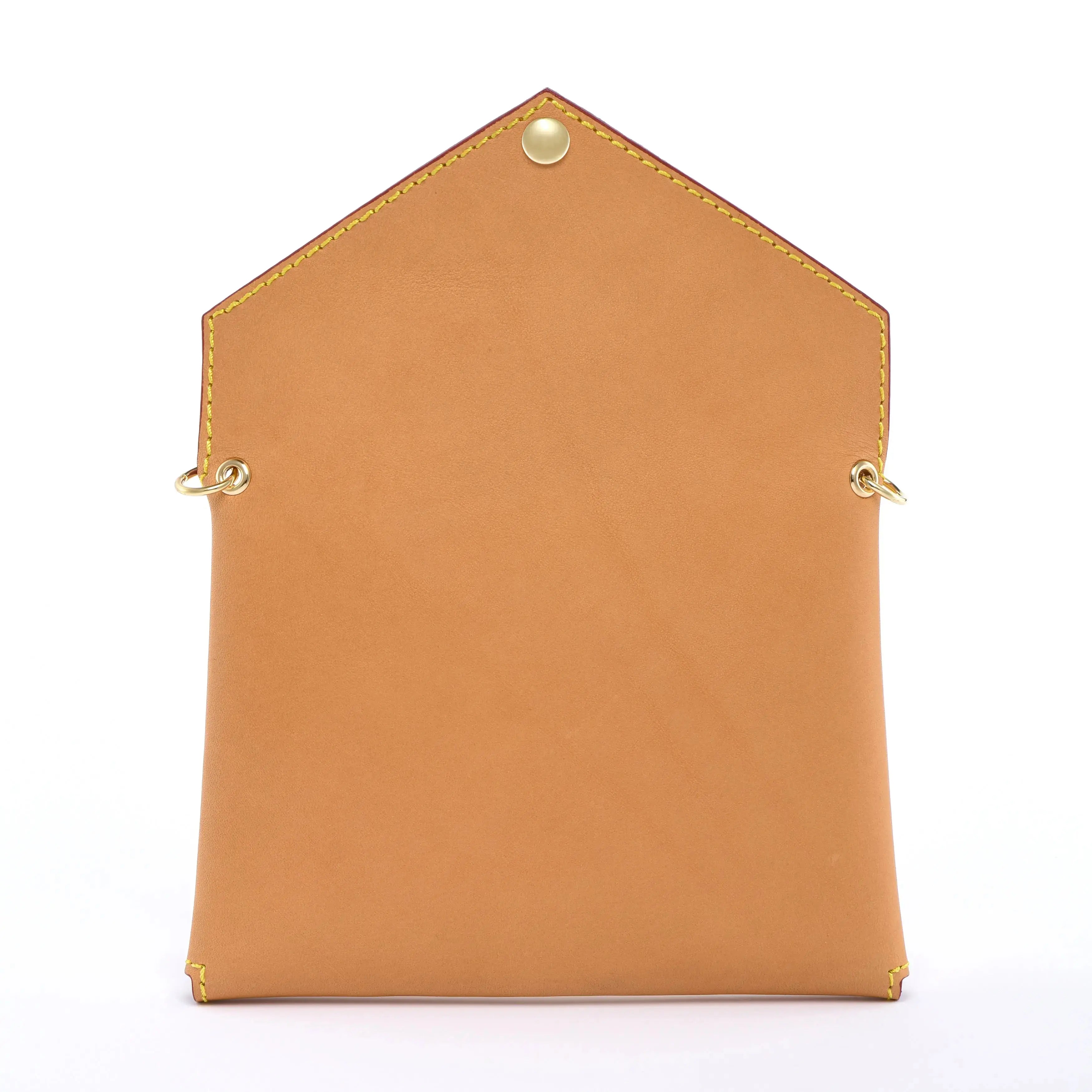 Honey Vachetta Leather - Envelope trio - Clutch Set dressupyourpurse