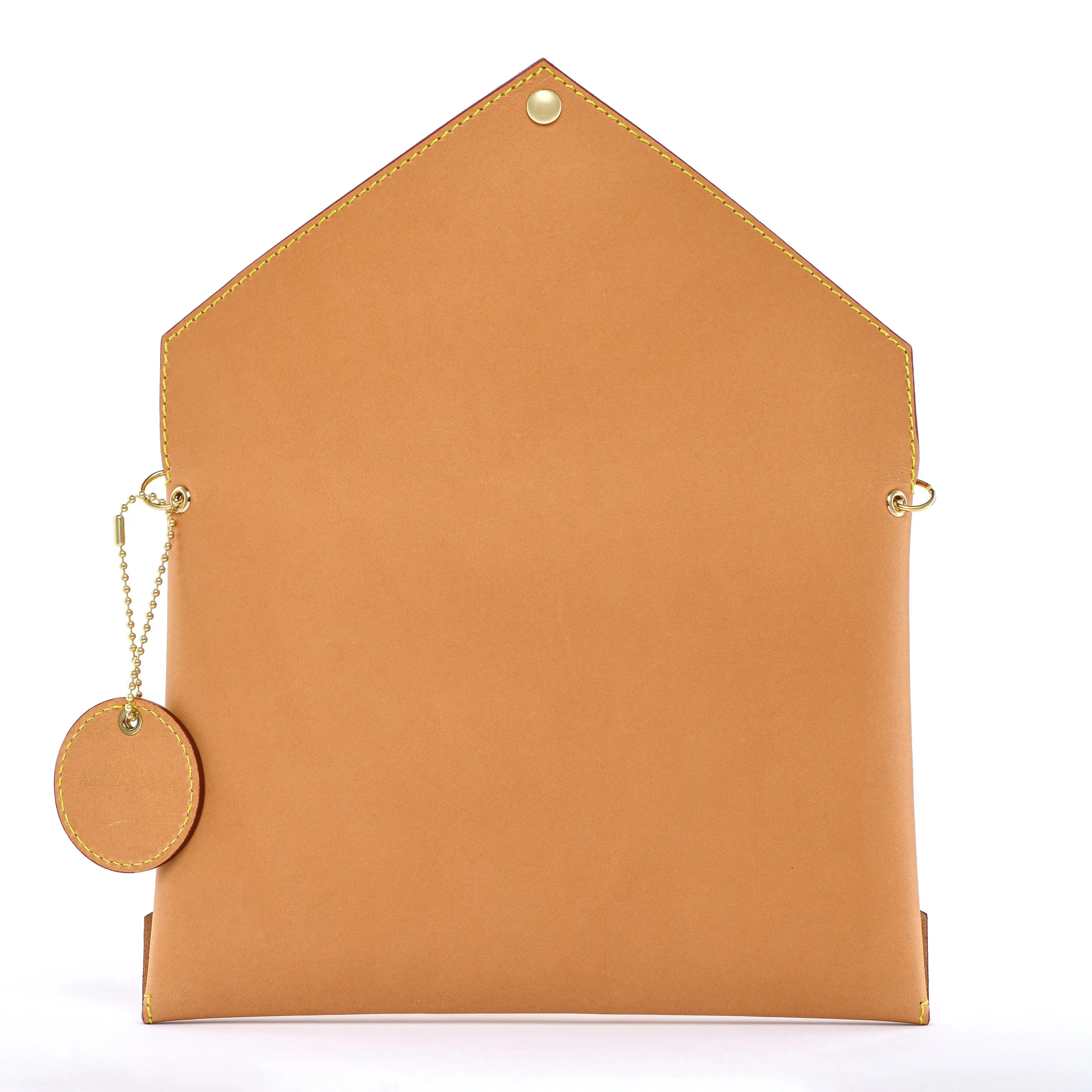 Honey Vachetta Leather - Envelope trio - Clutch Set dressupyourpurse