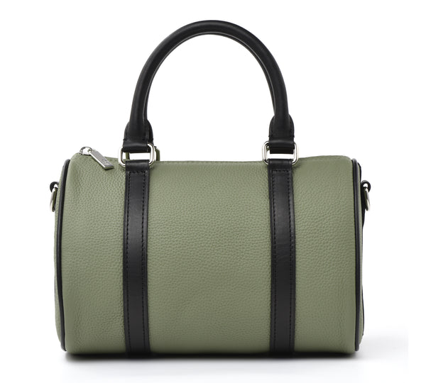 PRE ORDER - OLIVE Togo and Vachetta Leather - Mini Boston bag
