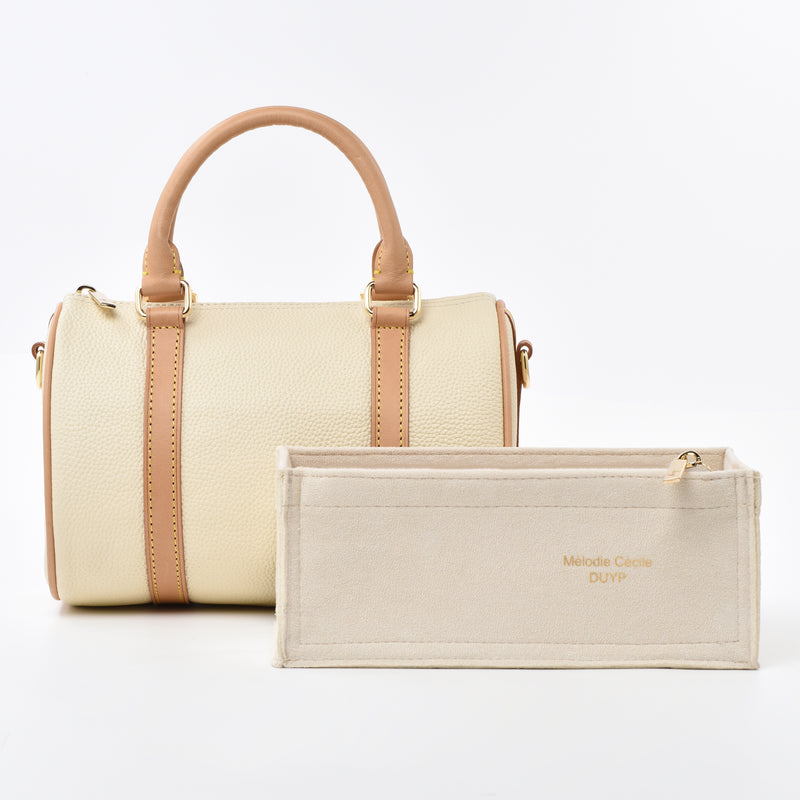 ButterCream Togo and Vachetta Leather - Mini Boston bag