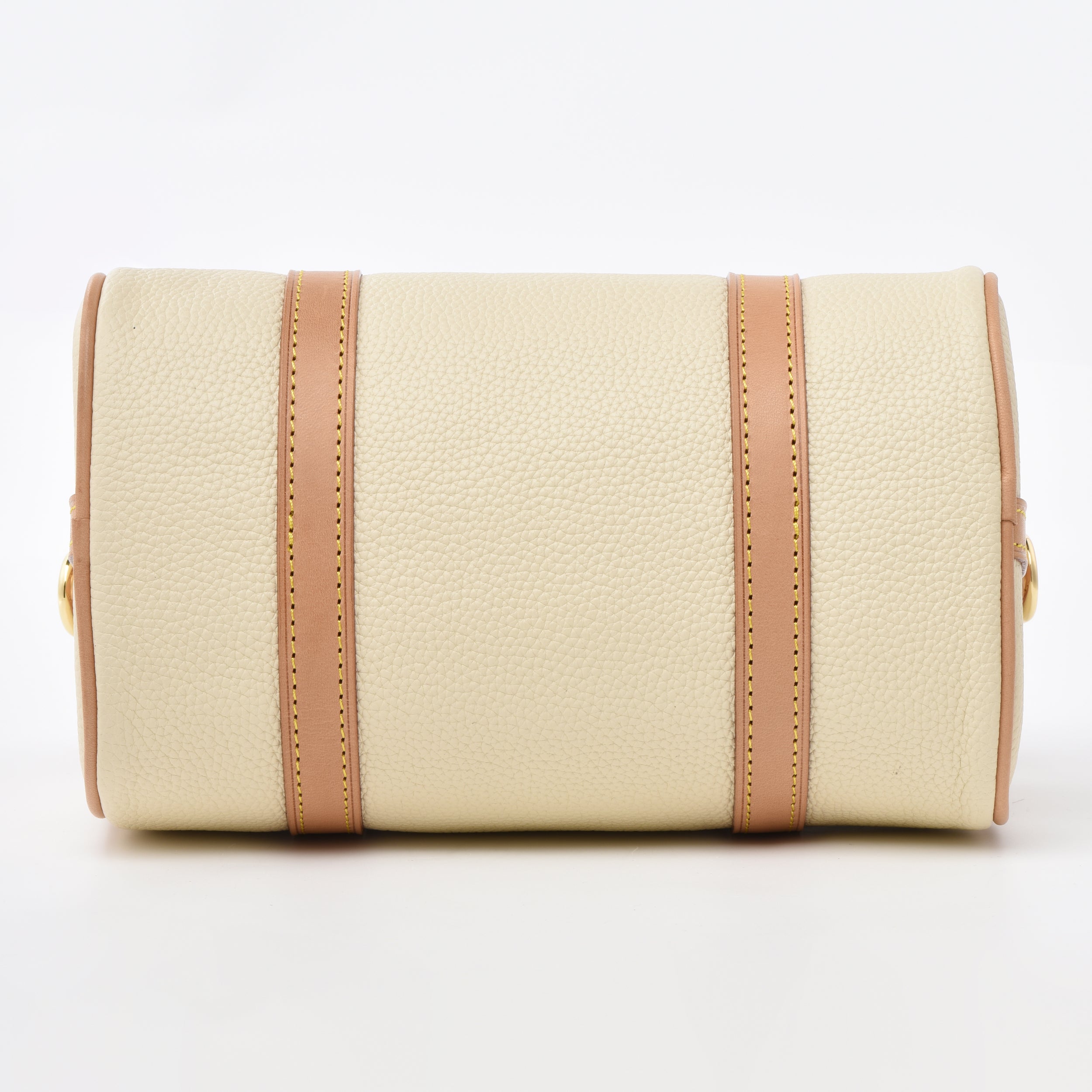 ButterCream Togo and Vachetta Leather - Mini Boston bag