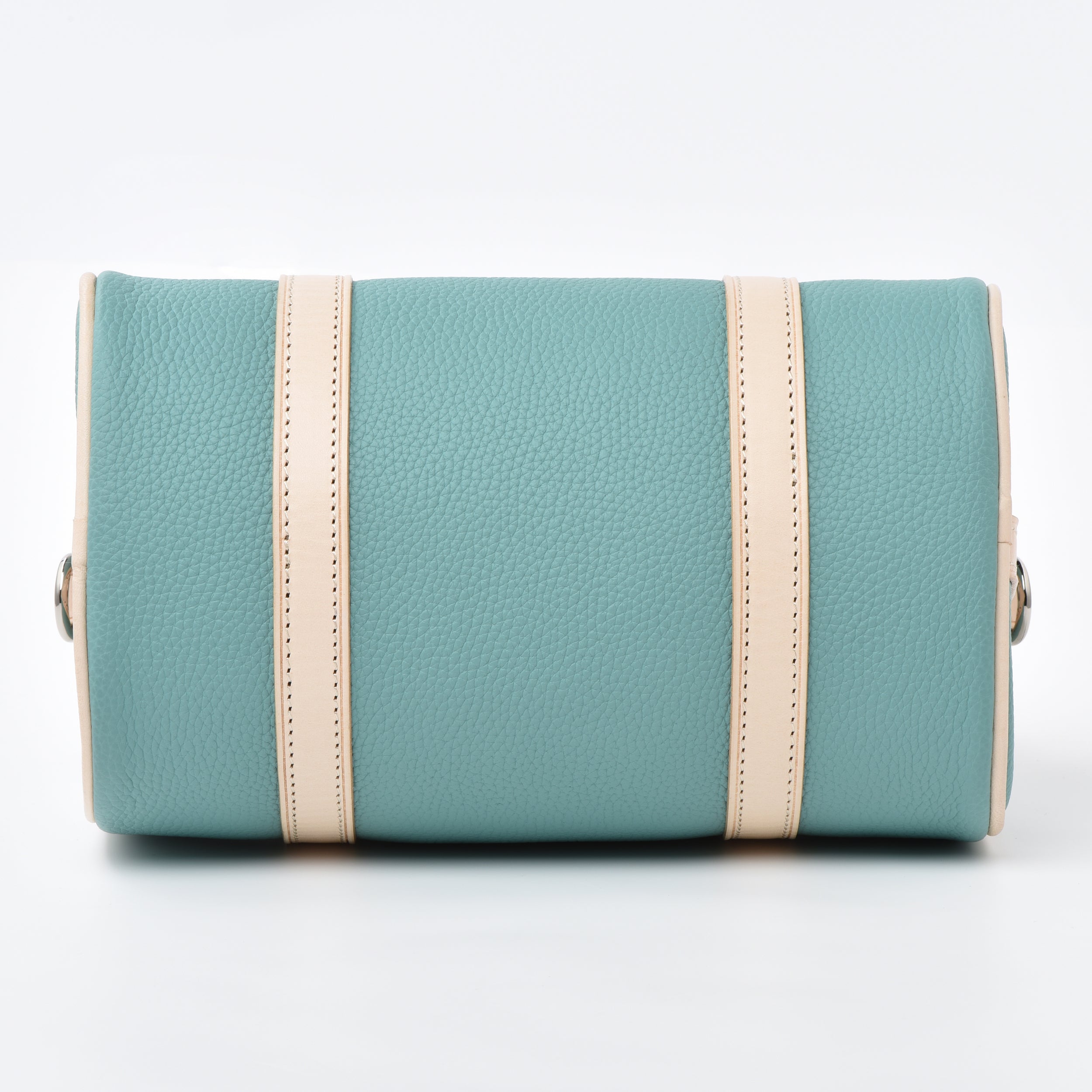 Tiffany Blue Togo and Vachetta Leather - Mini Boston bag