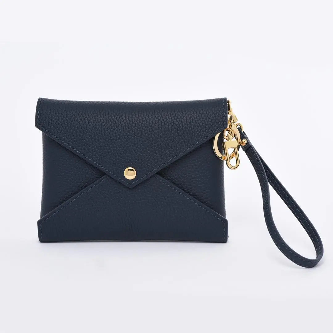 Togo Leather Medium Size Envelope - Passport holder Clutch dressupyourpurse