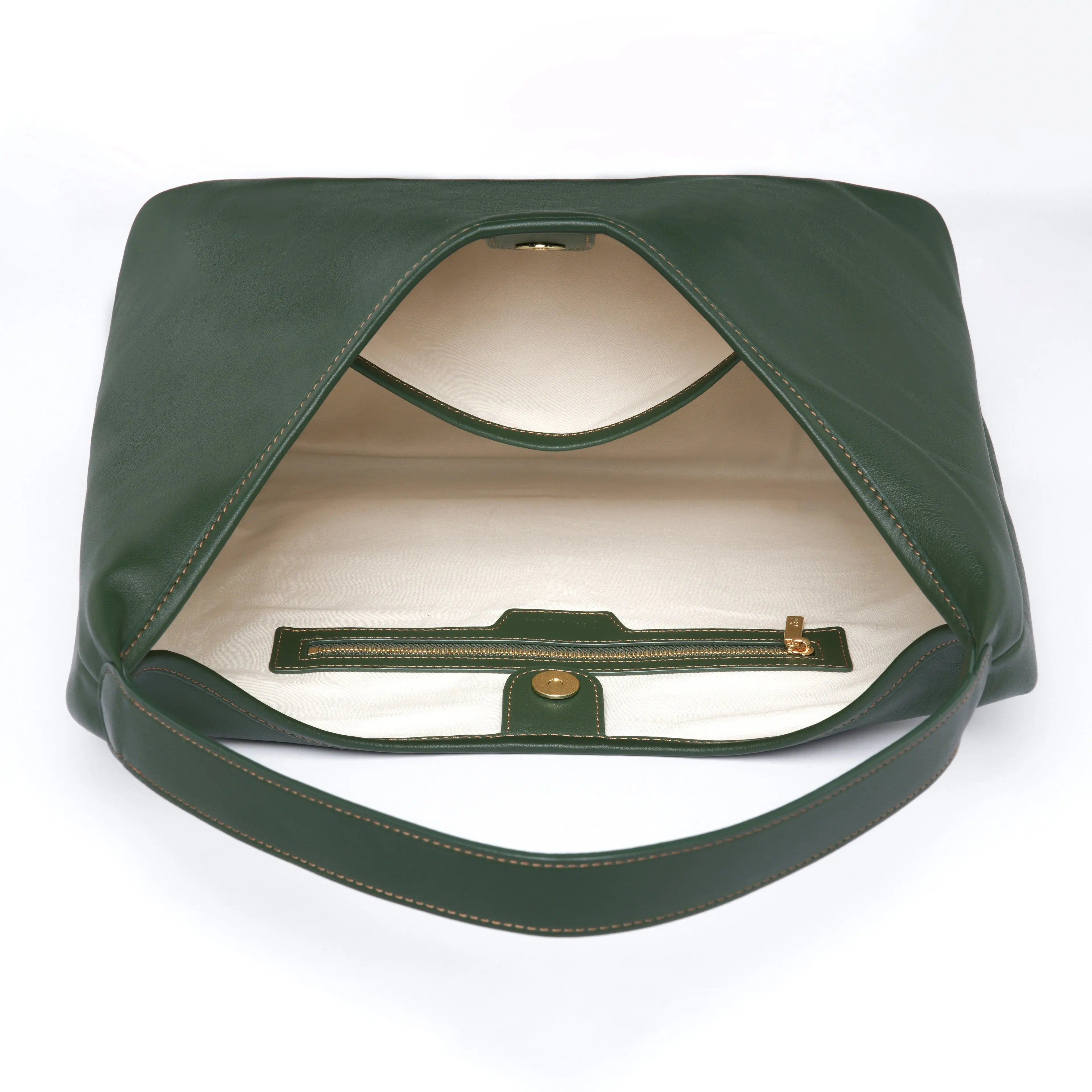 Pre Order - The Slouch Bag - Soft Grain Leather - Dark Green dressupyourpurse