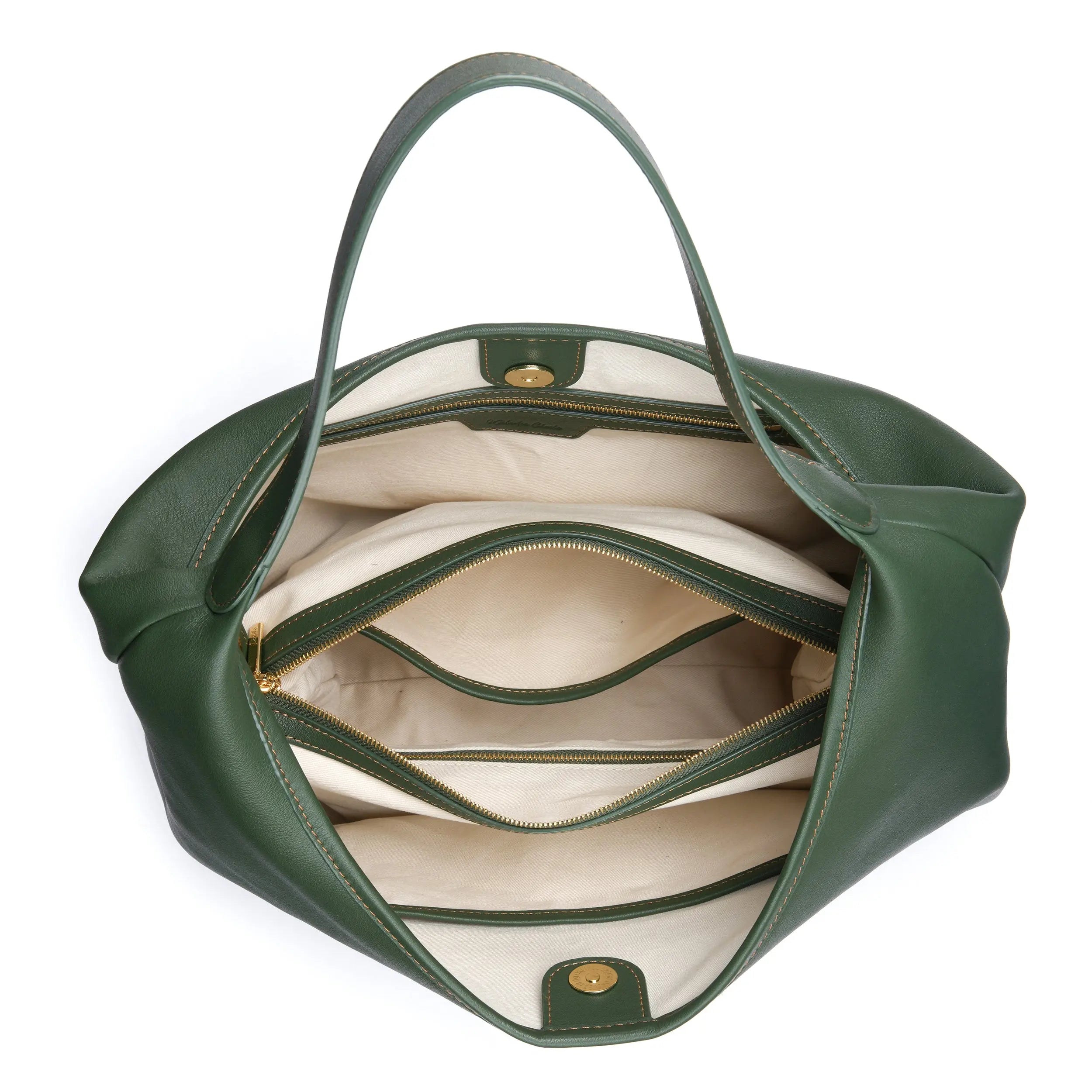Pre Order - The Slouch Bag - Soft Grain Leather - Dark Green dressupyourpurse