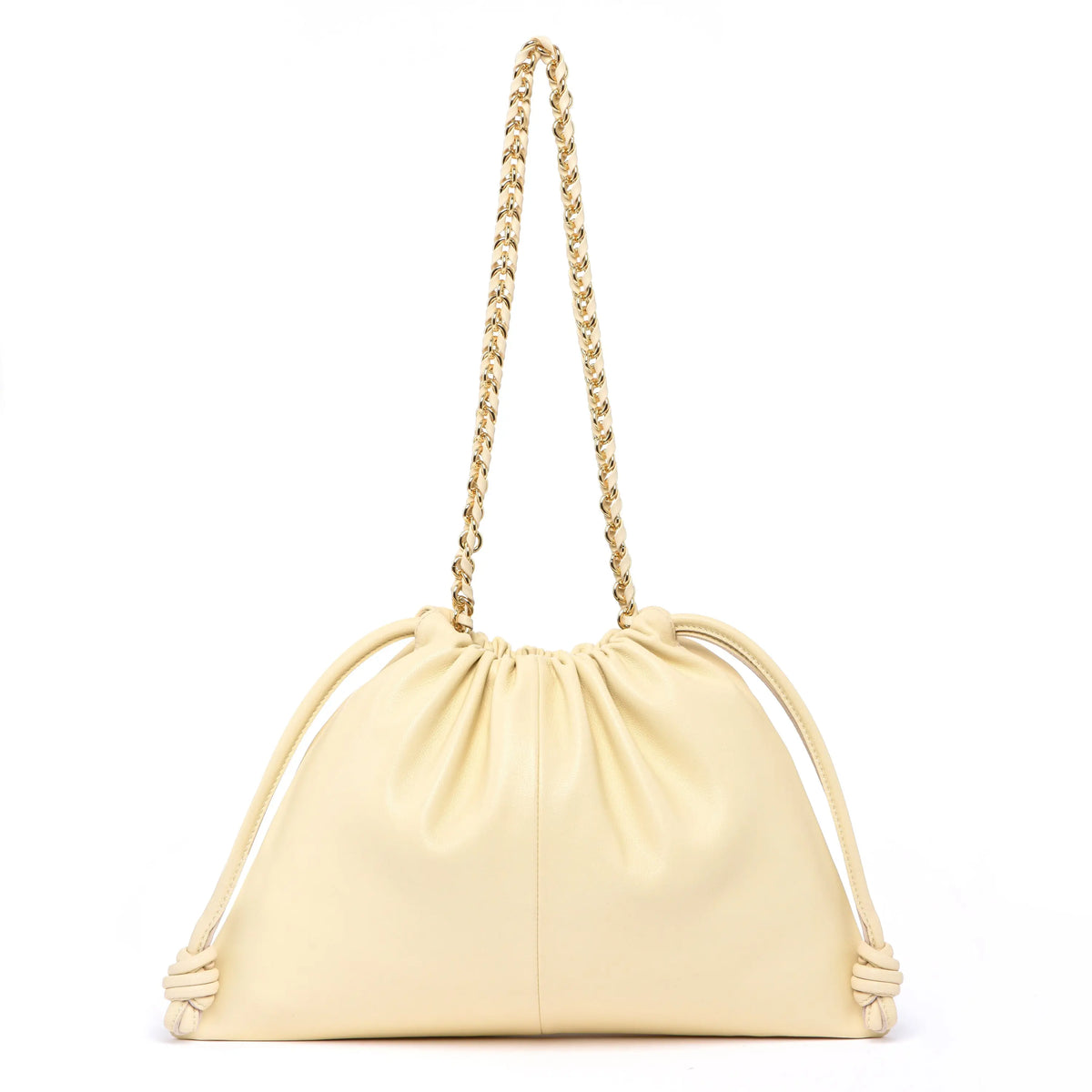 PRE ORDER ❤️ HCC X DUYP - "The Go bag" – Soft Lambskin Shoulder Bag - Cream dressupyourpurse