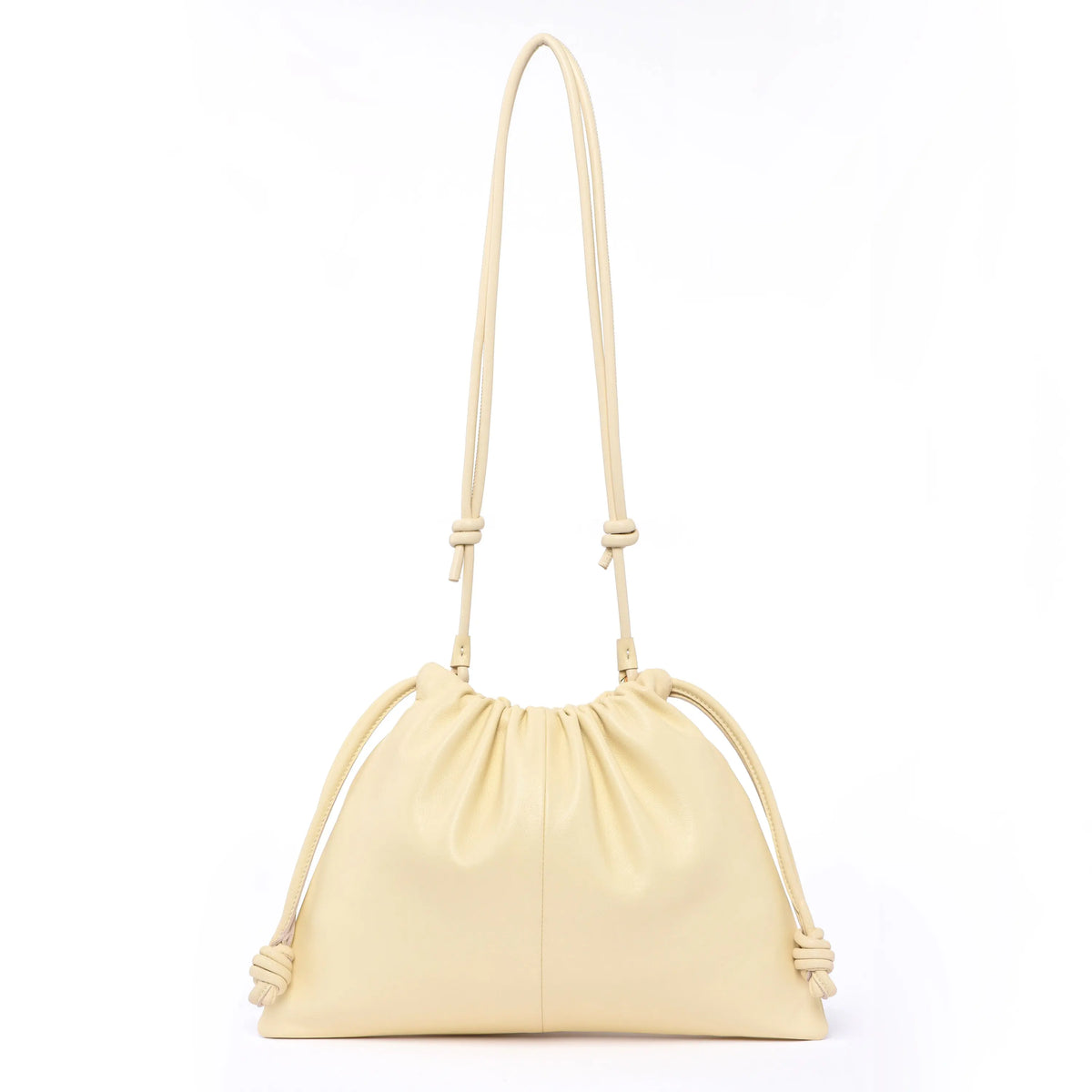 PRE ORDER ❤️ HCC X DUYP - "The Go bag" – Soft Lambskin Shoulder Bag - Cream dressupyourpurse