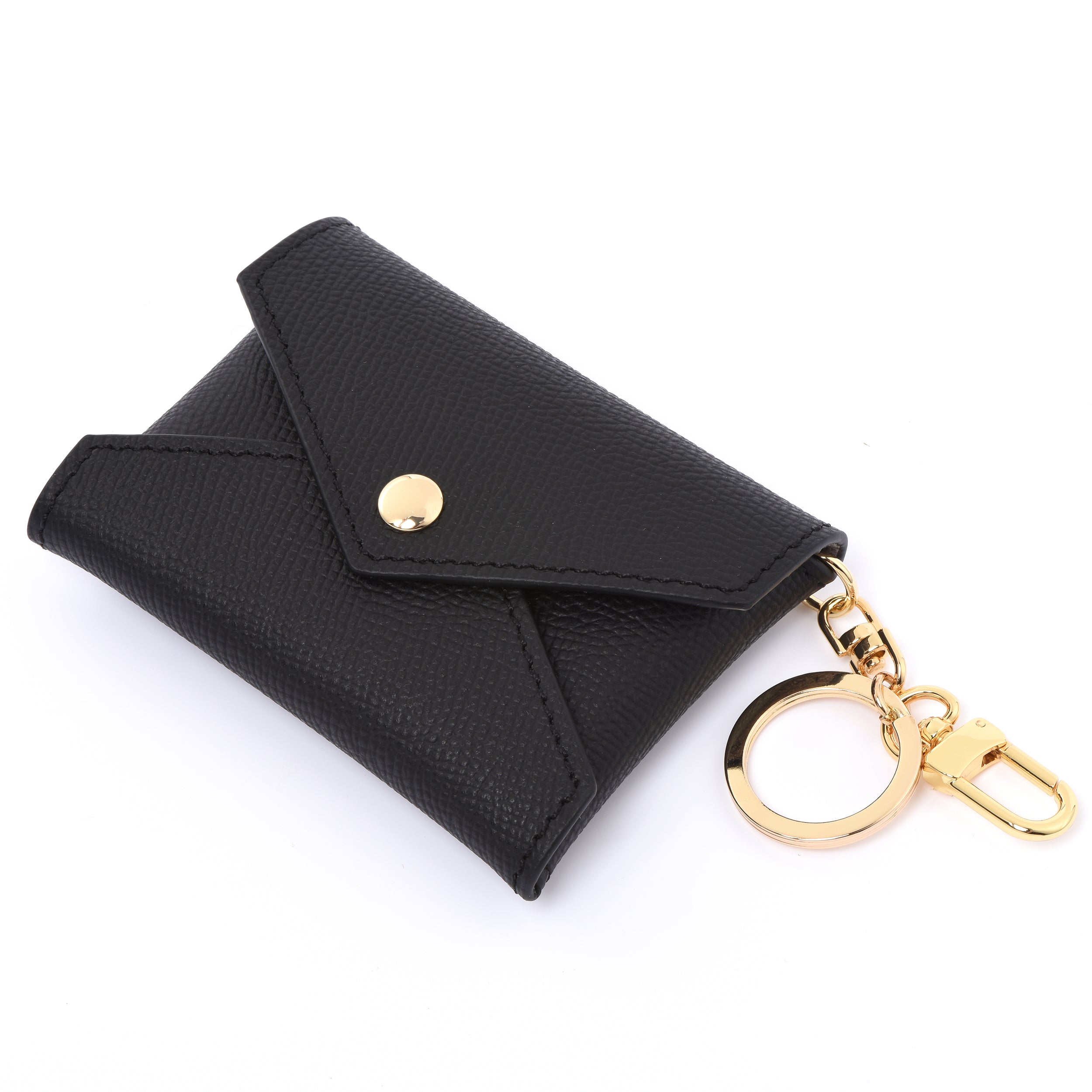 EPSOM LEATHER MINI ENVELOPE BAG CHARM CARD HOLDER