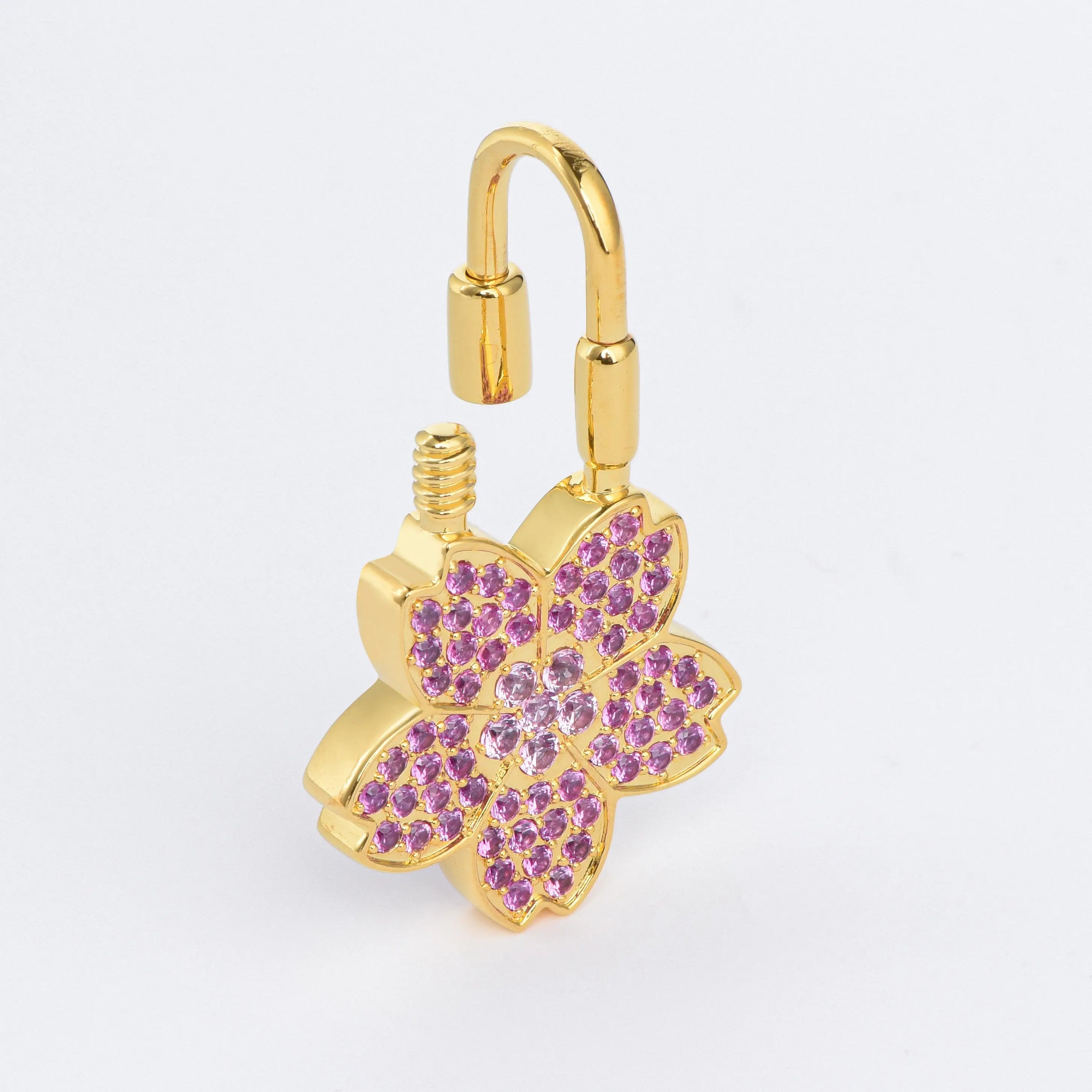 Yinghua Cadenas Bag Charm — by Mélodie Cécile - Pink dressupyourpurse