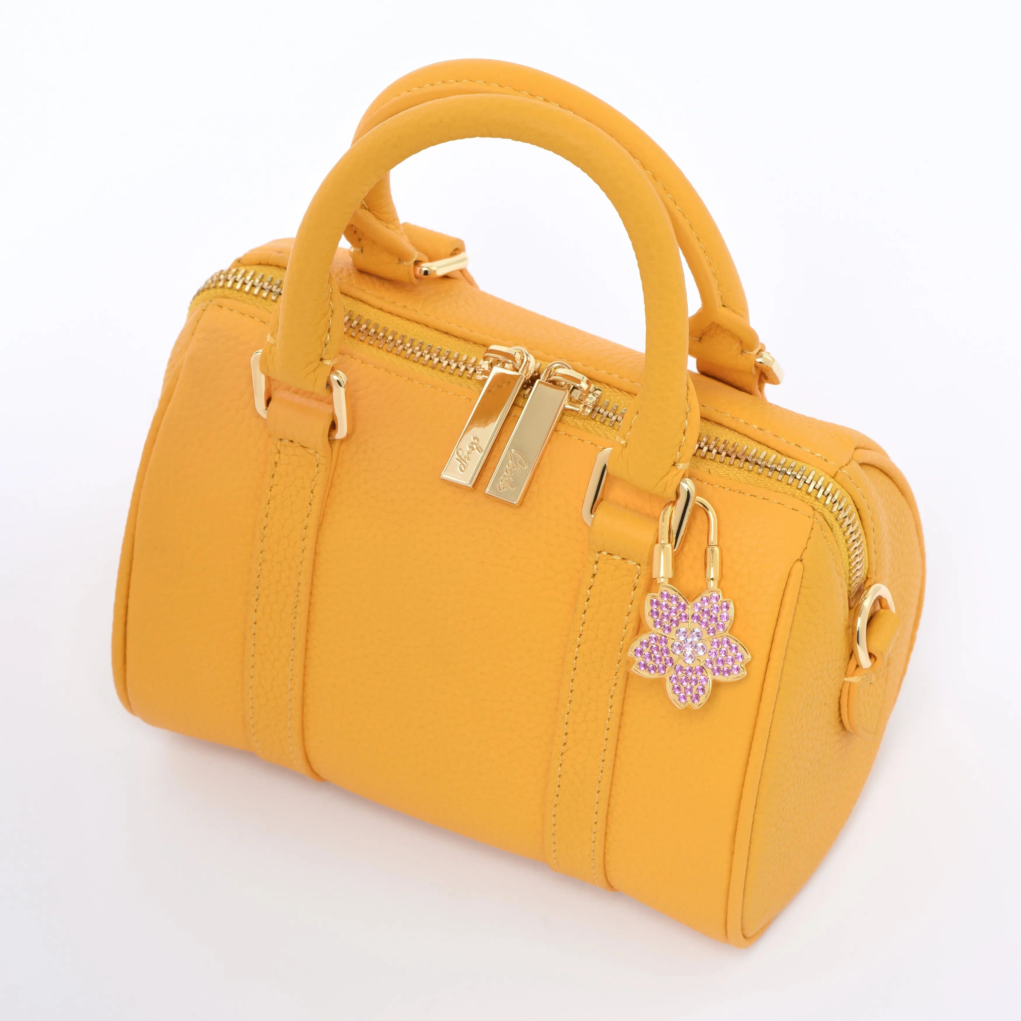 Yinghua Cadenas Bag Charm — by Mélodie Cécile - Pink dressupyourpurse