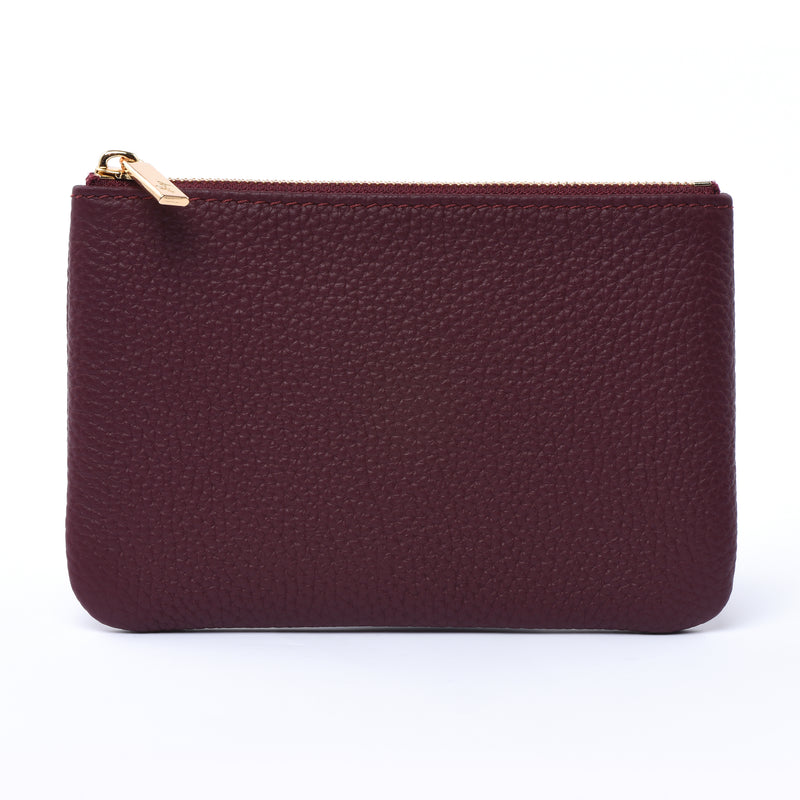 MINI "M" Case - Togo Leather Zipped Pouch