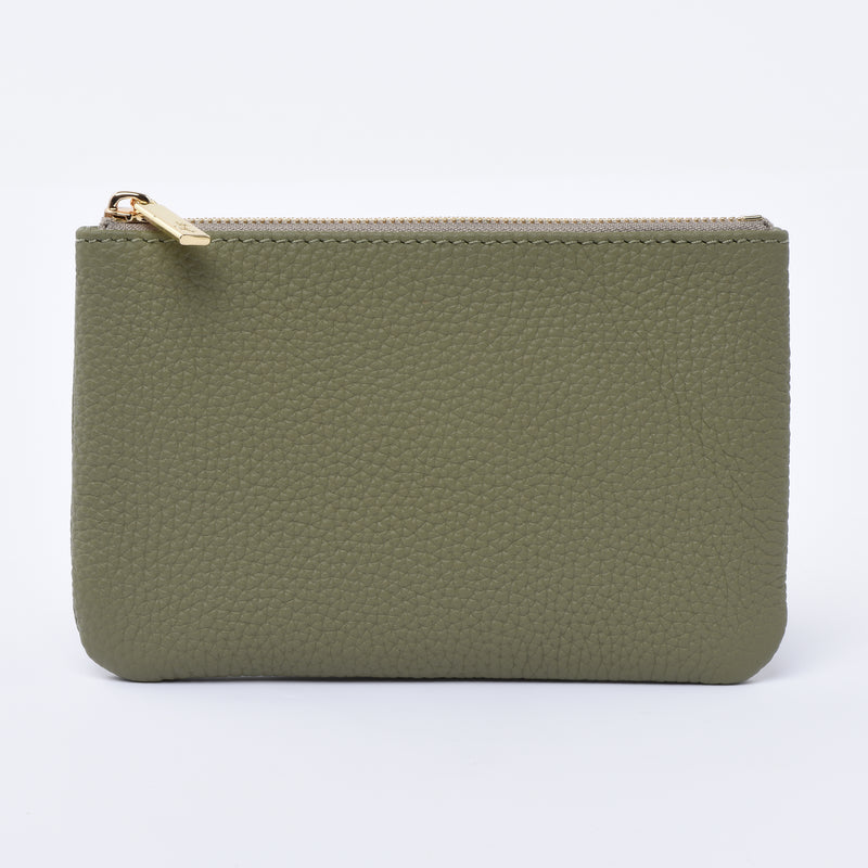 MINI "M" Case - Togo Leather Zipped Pouch