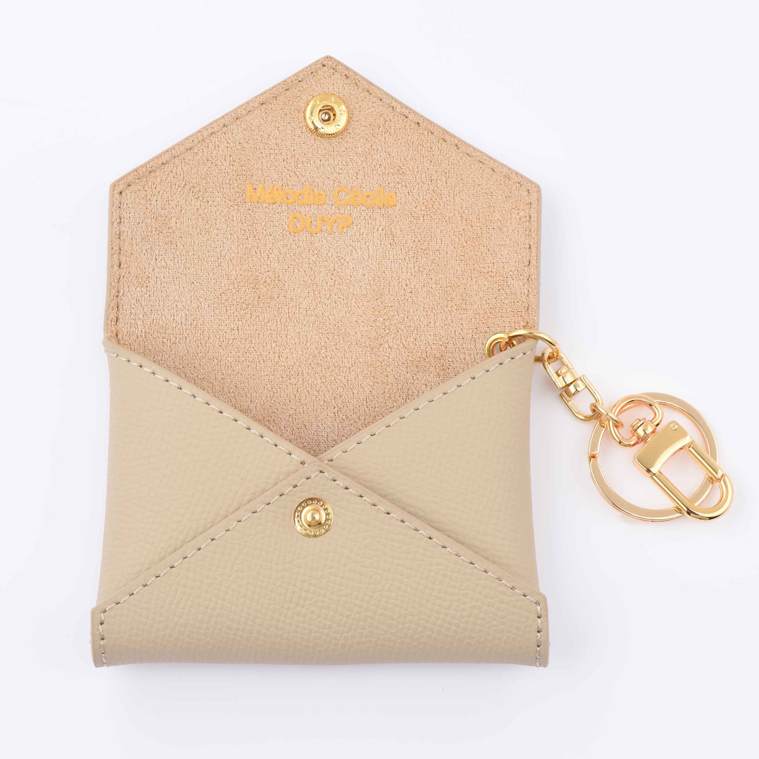 EPSOM LEATHER MINI ENVELOPE BAG CHARM CARD HOLDER