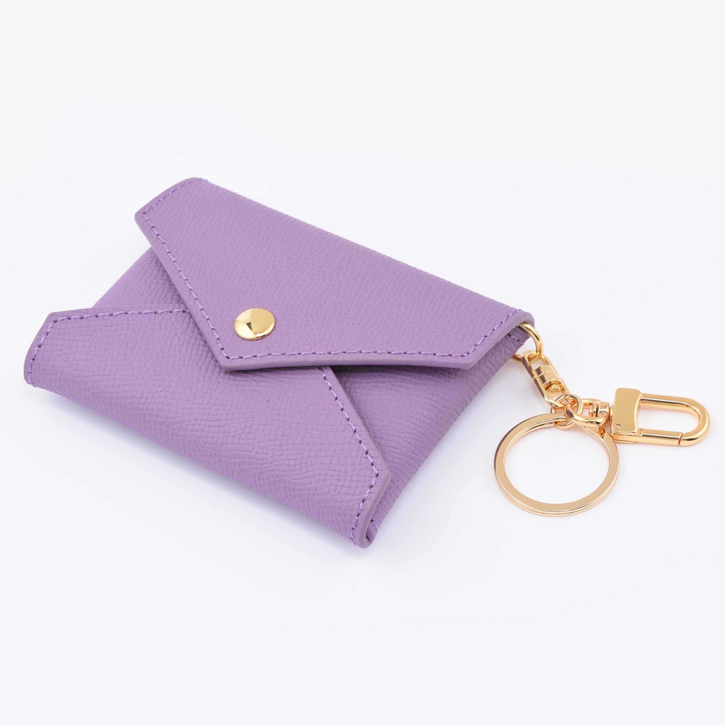 EPSOM LEATHER MINI ENVELOPE BAG CHARM CARD HOLDER