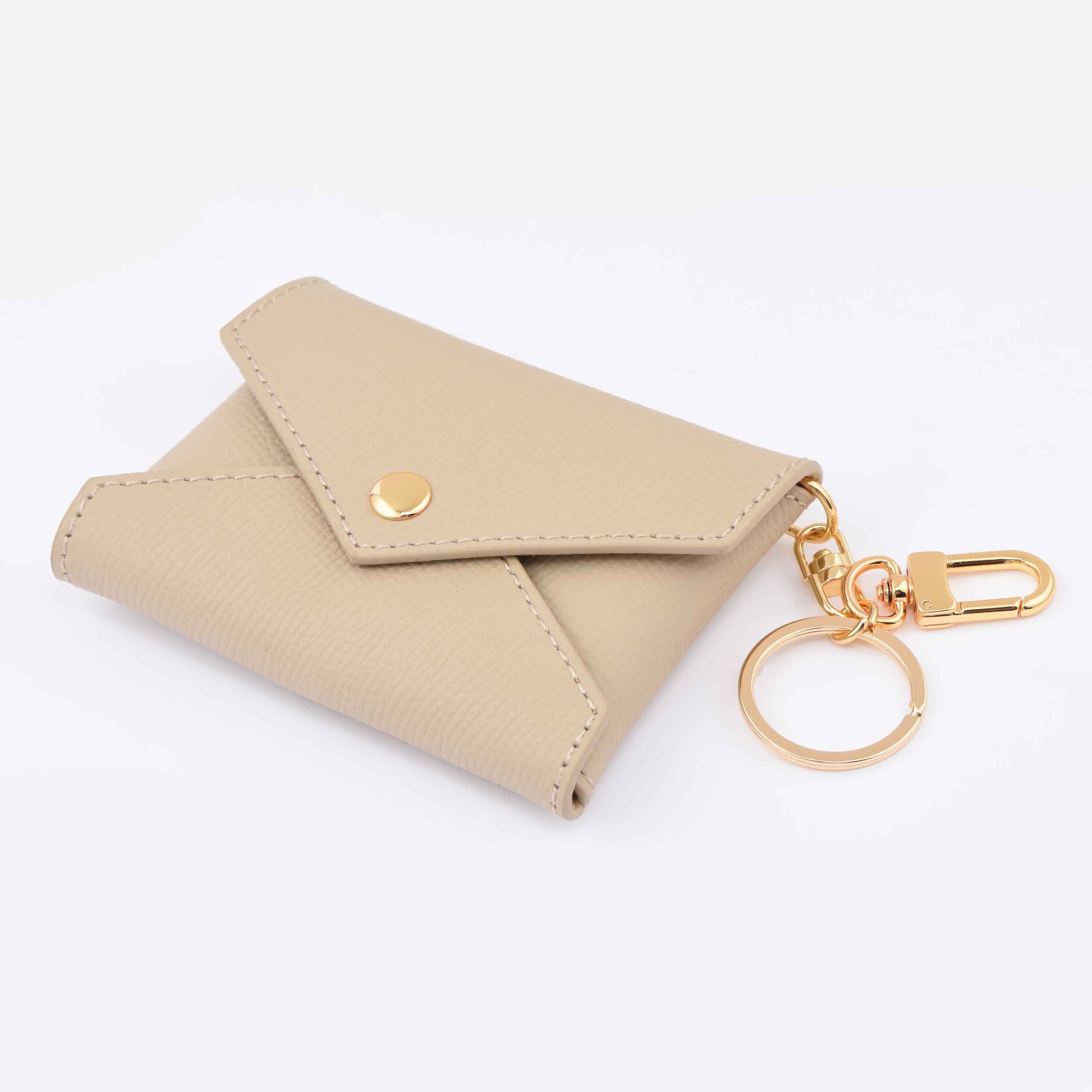 EPSOM LEATHER MINI ENVELOPE BAG CHARM CARD HOLDER