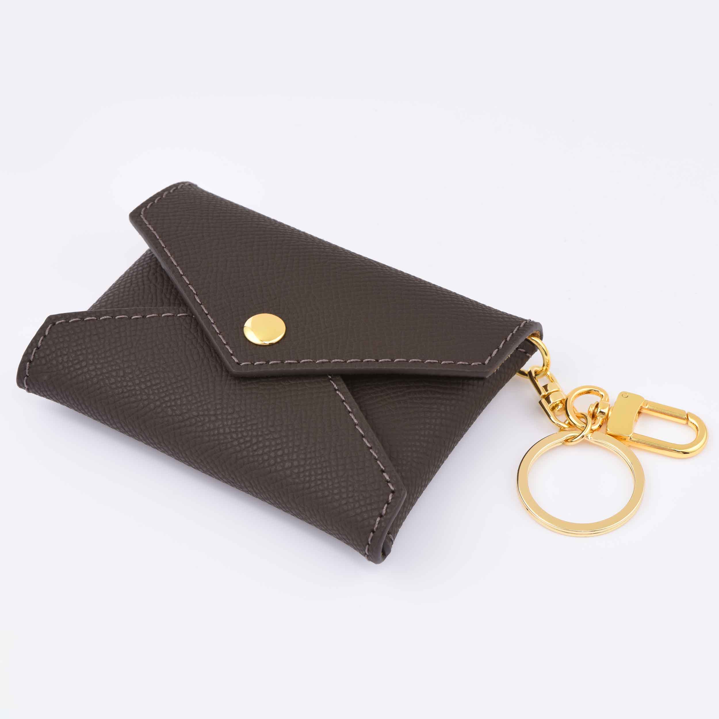 EPSOM LEATHER MINI ENVELOPE BAG CHARM CARD HOLDER