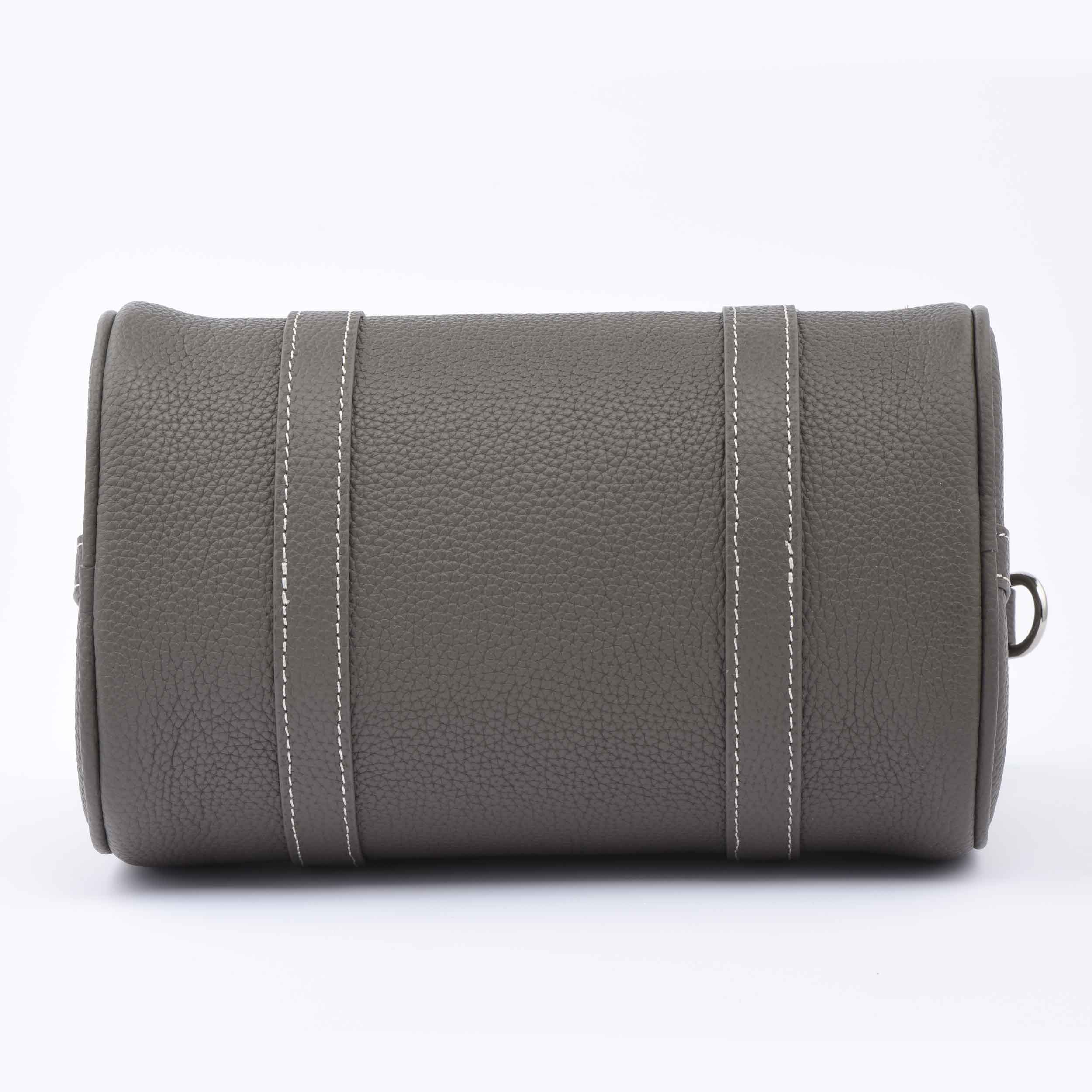 Graphite Grey Togo Leather - Mini Boston bag