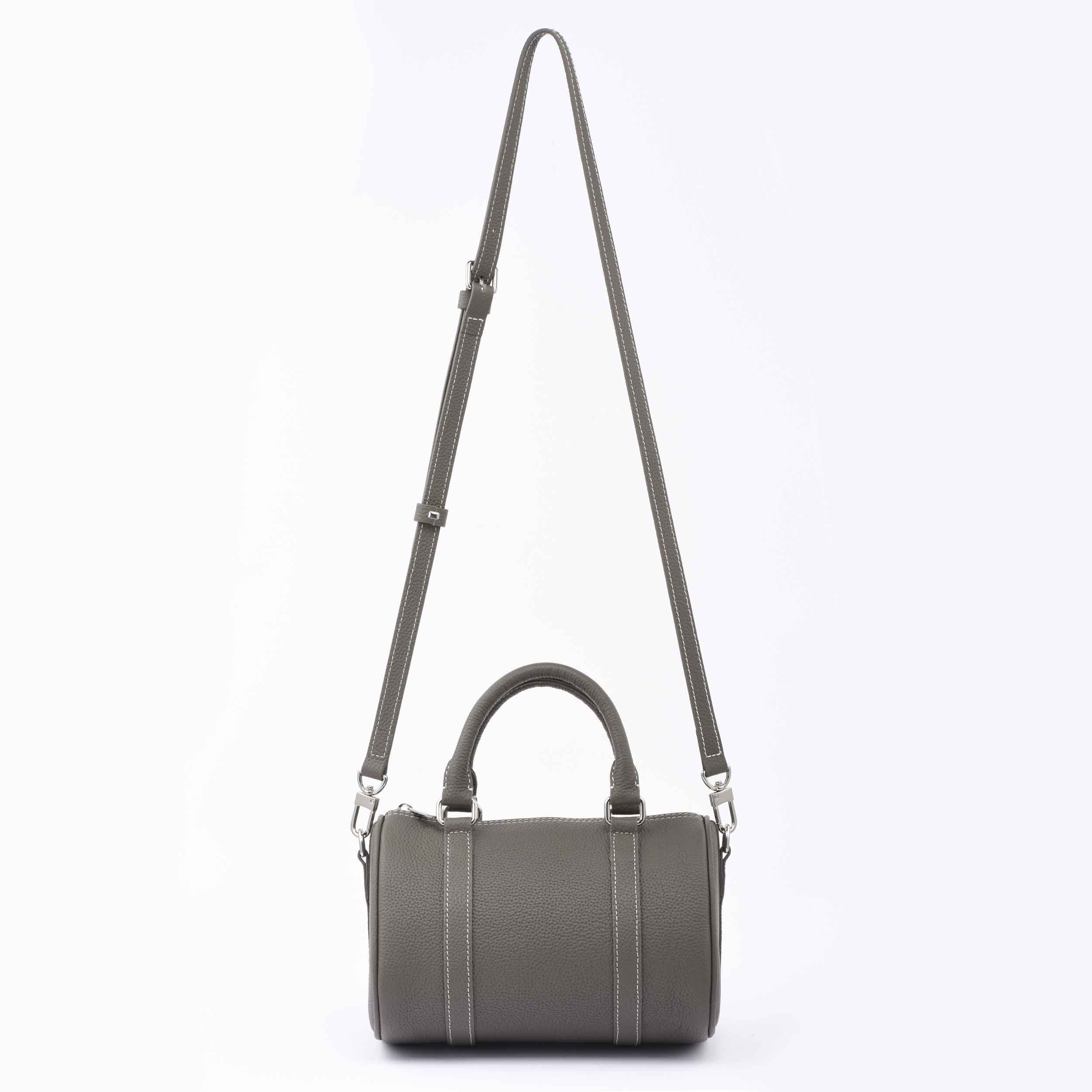 Graphite Grey Togo Leather - Mini Boston bag